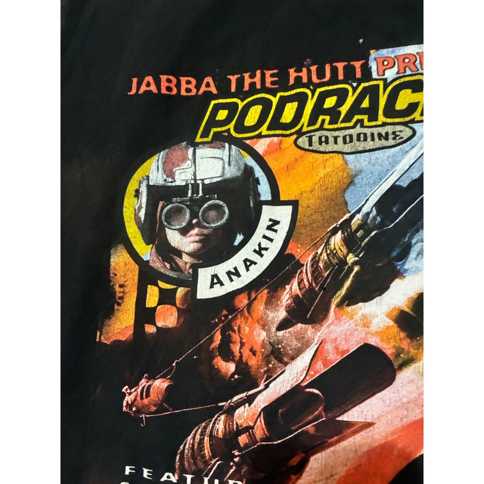 Other Vintage Y2K Star Wars Podracing T-Shirt Black(Youth Fit L) Size US L / EU 52-54 / 3 - 2 Thumbnail