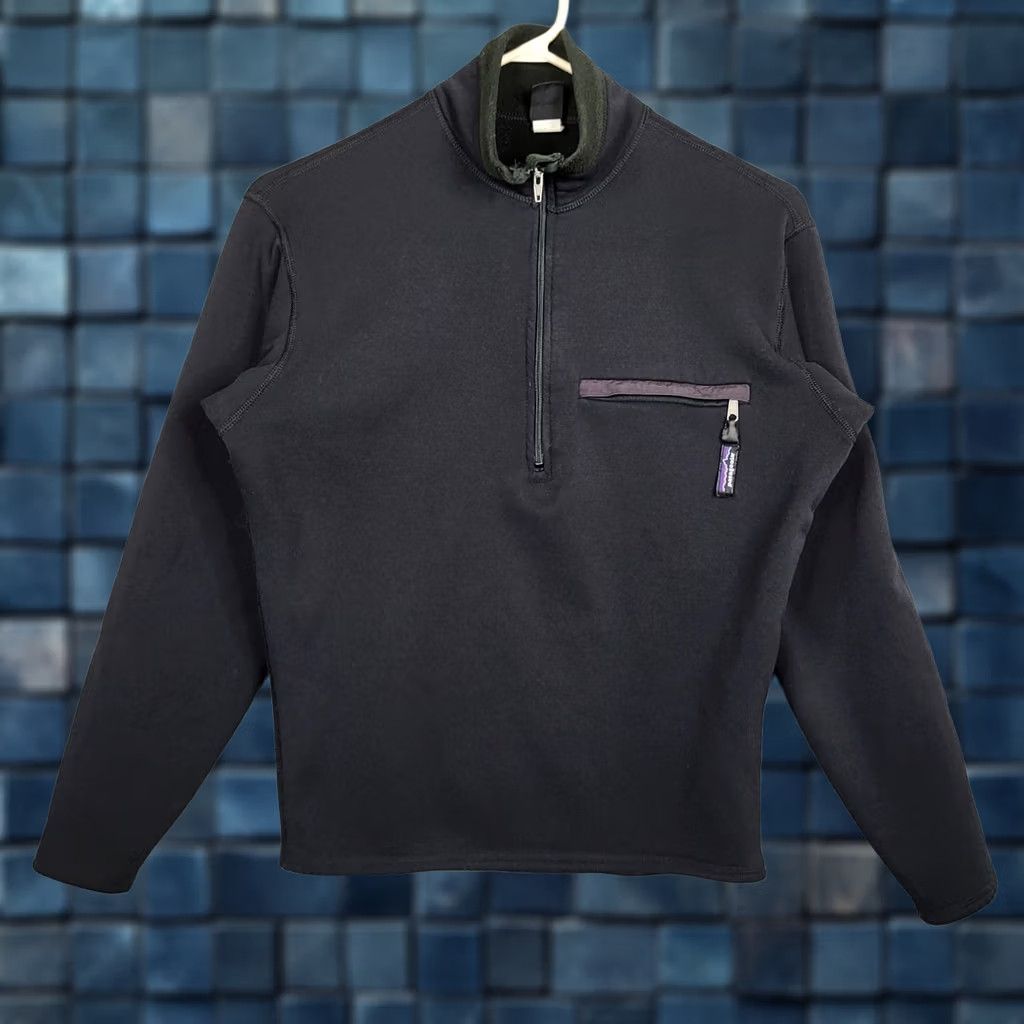 Patagonia Patagonia Women's Black Neoprene Half Zip Fleece Lined Pullover Top XS Regular Activewear Jacket Sweatshirt Size XS / US 0-2 / IT 36-38 - 1 Thumbnail