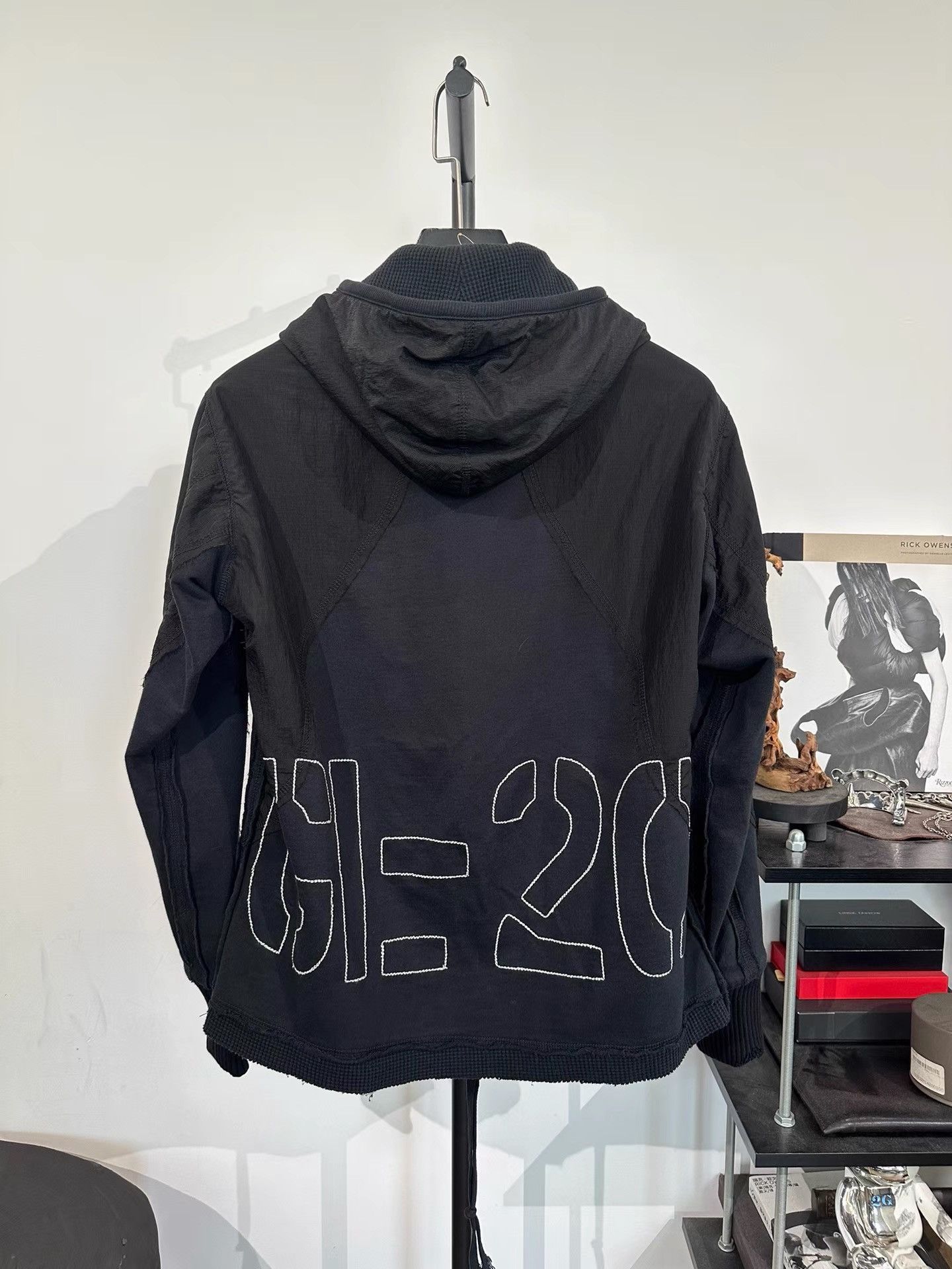 Greg Lauren Greg Lauren Spliced Hooded Sweatshirt Coat K35 Size US M / EU 48-50 / 2 - 2 Thumbnail