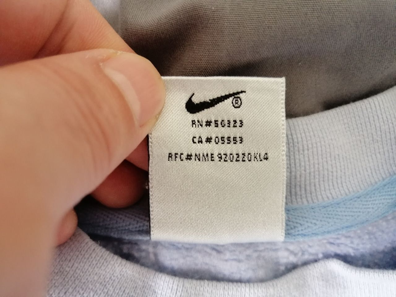 Nike Nike vintage sweatshirt blue 90s rare small swoosh Size US M / EU 48-50 / 2 - 6 Thumbnail
