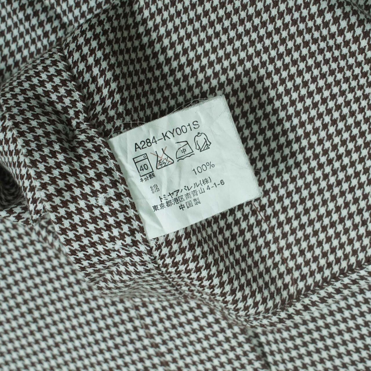 Kansai Yamamoto *NoTariff Kansai Yamamoto Homme Houndstooth Shirt Size US M / EU 48-50 / 2 - 6 Thumbnail
