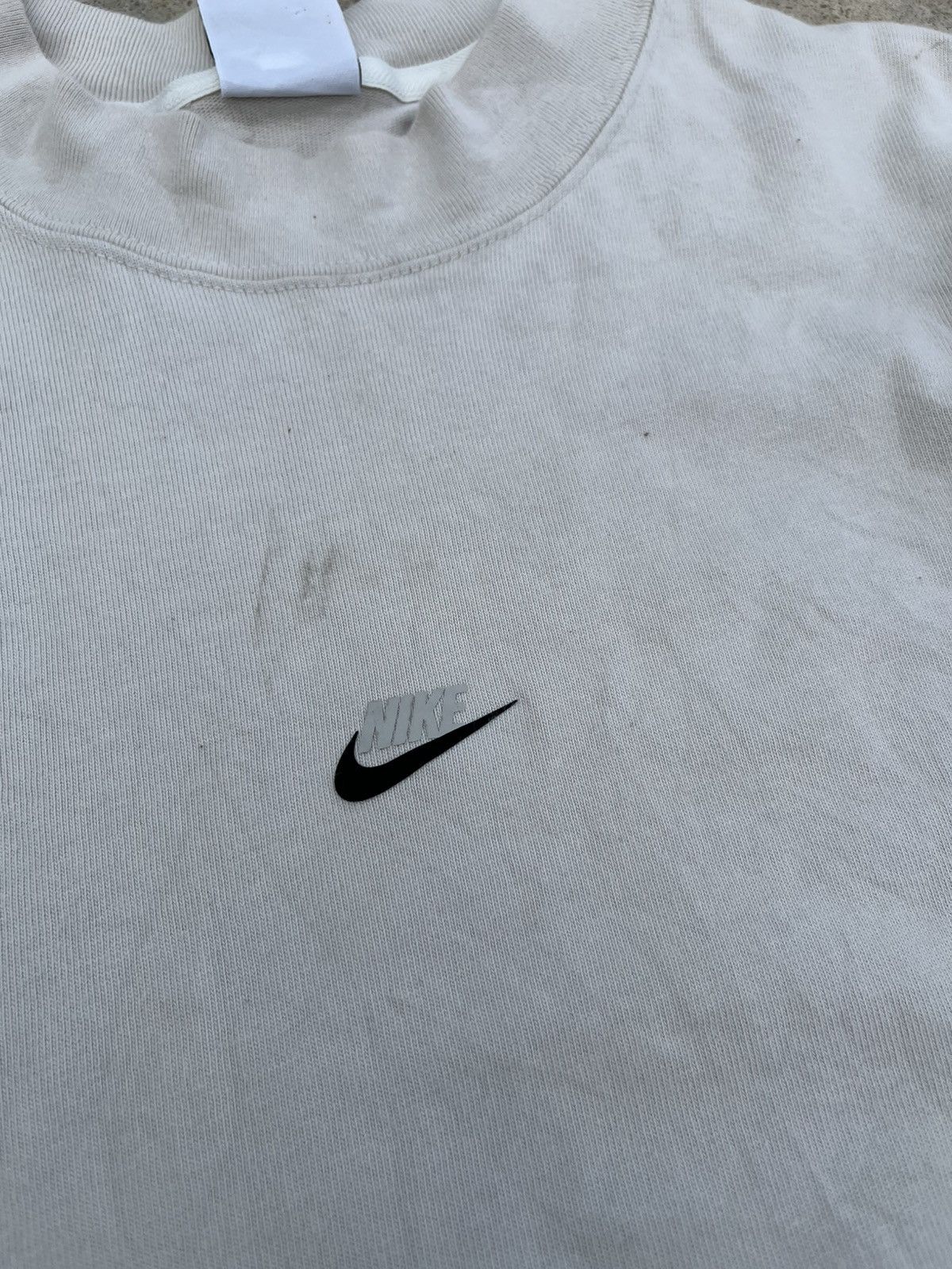 Japanese Brand × Nike ⚡️Nike central swoosh logo long sleeve shirts Size US XL / EU 56 / 4 - 3 Thumbnail