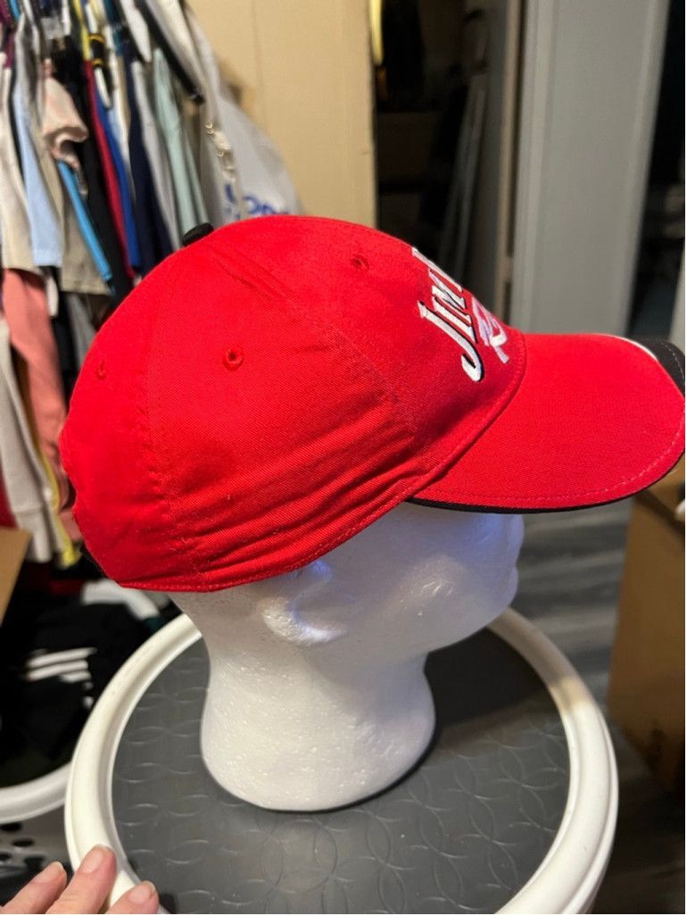 NASCAR Men's Stylemaster Jim Beam Racing Hat One Size Red Black Size ONE SIZE - 4 Thumbnail