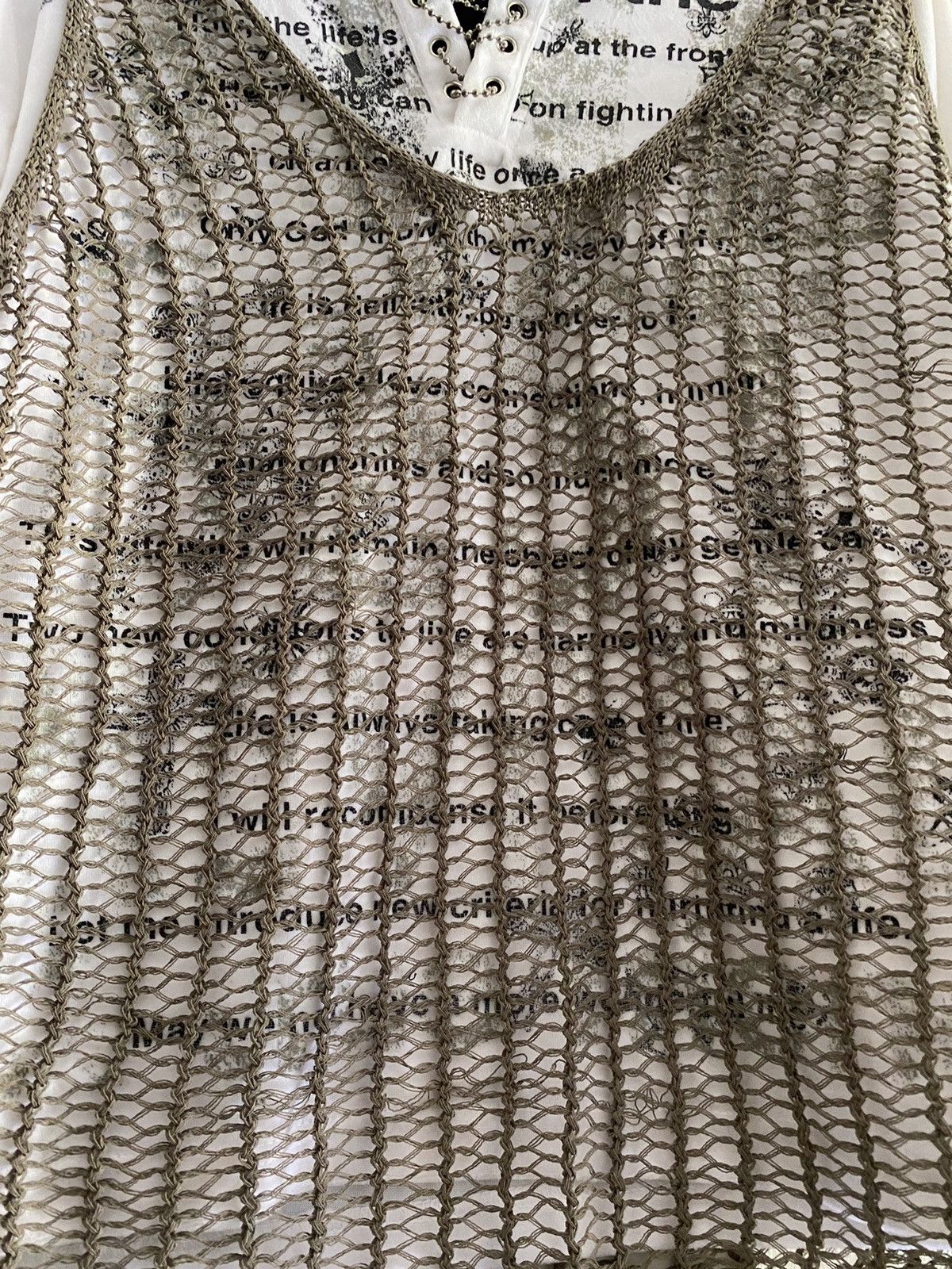 Hysteric Glamour × If Six Was Nine × Japanese Brand Japanese fishnet knit vest cdg style Size US M / EU 48-50 / 2 - 8 Thumbnail