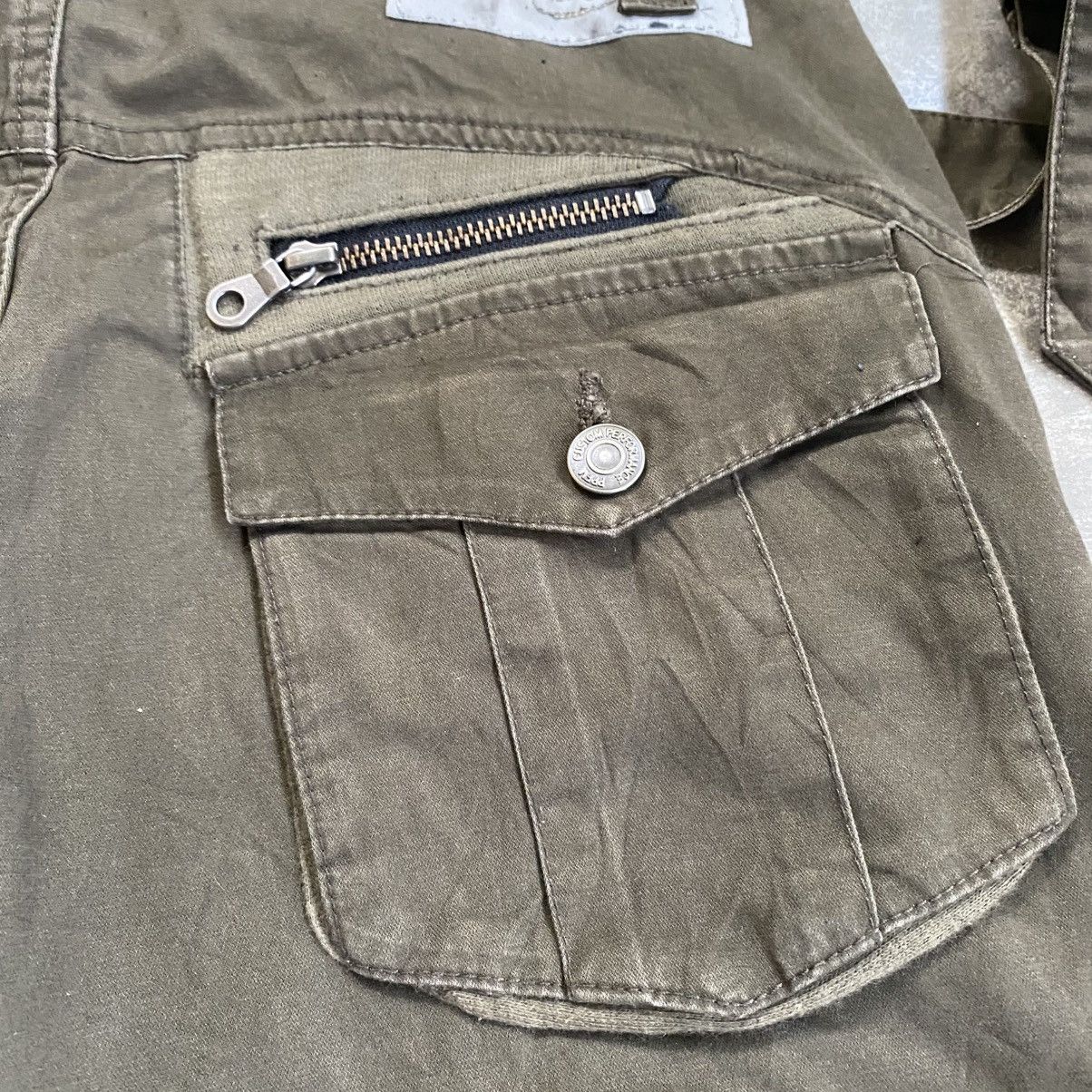 PPFM 2000s PPFM Cargo Punk Style Bondage Multipocket Pants Size US 30 / EU 46 - 13 Thumbnail