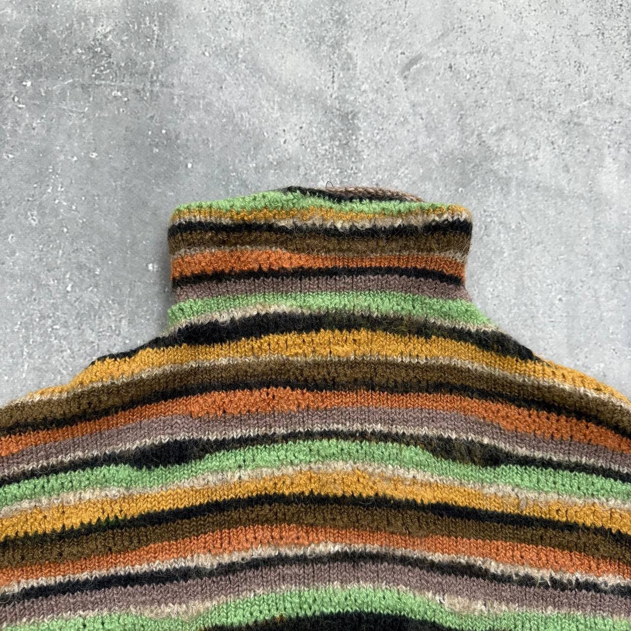 Missoni Missoni Sport Wool Blend Striped Turtleneck Knit Pullover 44 Size M / US 6-8 / IT 42-44 - 20 Thumbnail