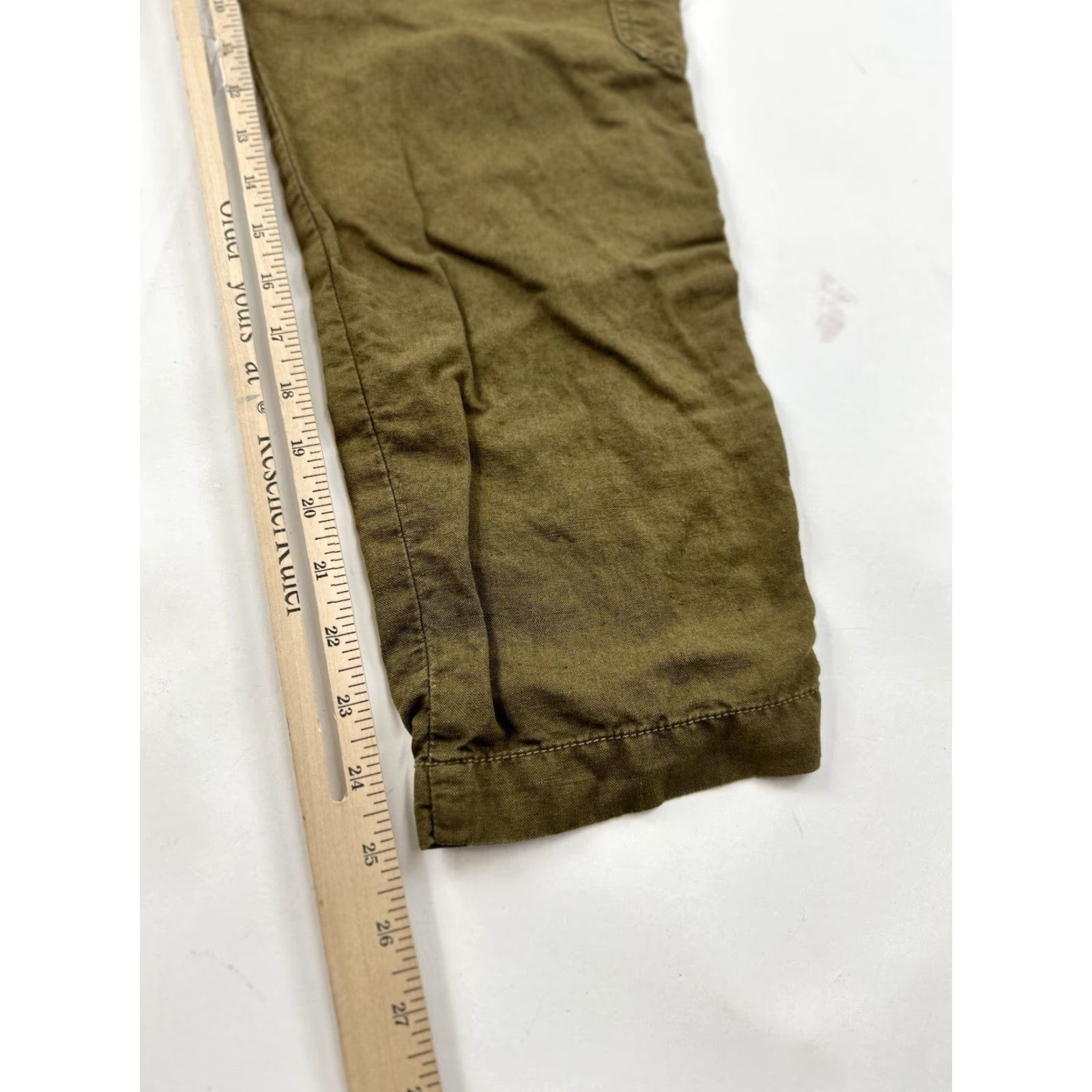 J.Crew J.Crew Women's Pants Cropped Brown Green Utility 6 Crop Size 28" / US 6 / IT 42 - 7 Thumbnail
