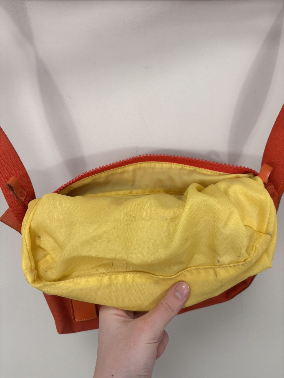 Mandarina Duck Mandarina Duck Orange Crossbody Shoulder Bag Canvas Leather Size ONE SIZE - 17 Thumbnail