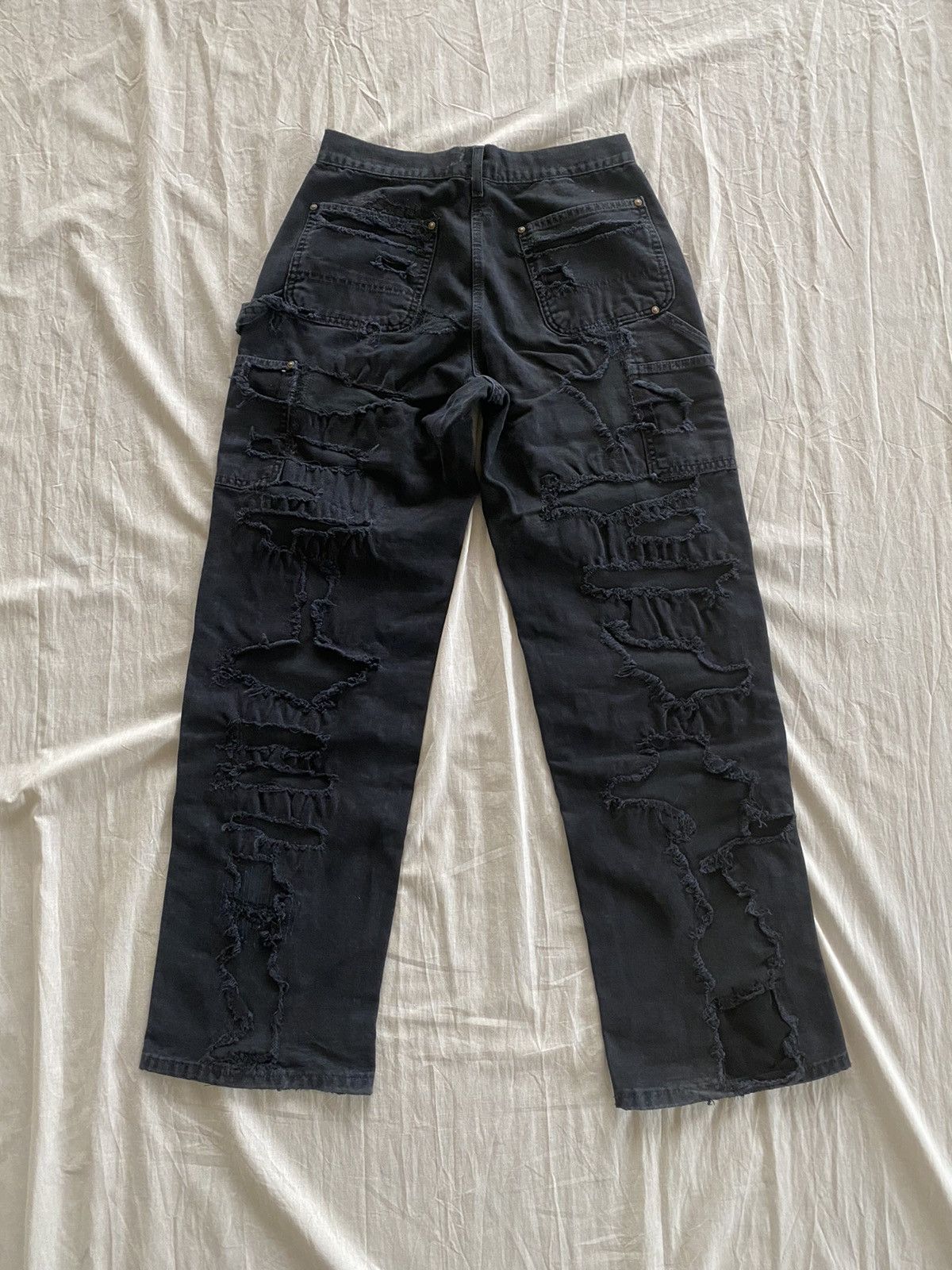 Carhartt × NOTSONORMAL NotSoNormal destroyed working carpenter pants Size 28" / US 6 / IT 42 - 2 Thumbnail