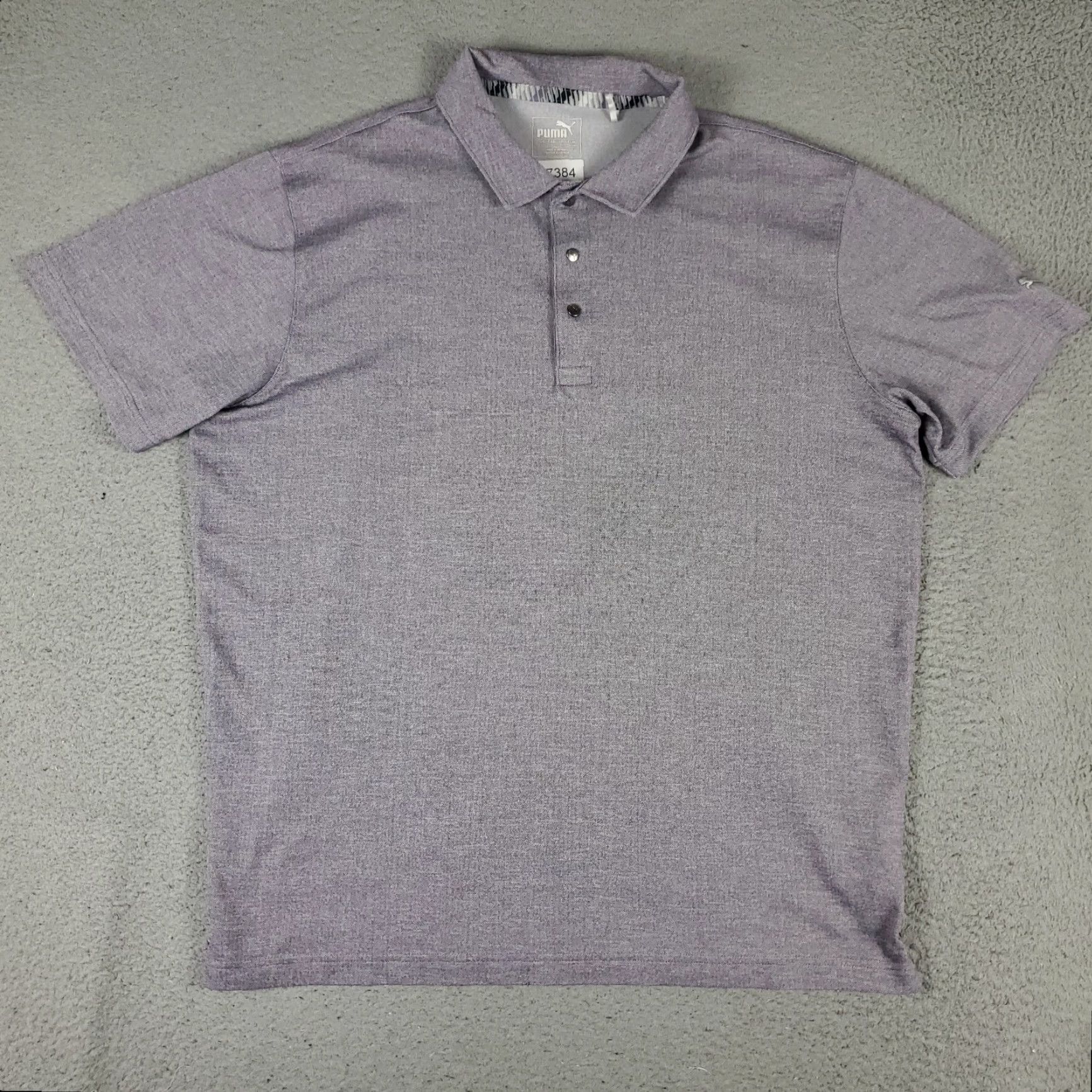 Puma Puma Polo Shirt Mens Size Large Purple Golf Casual Short Sleeve Adult Size US L / EU 52-54 / 3 - 2 Thumbnail