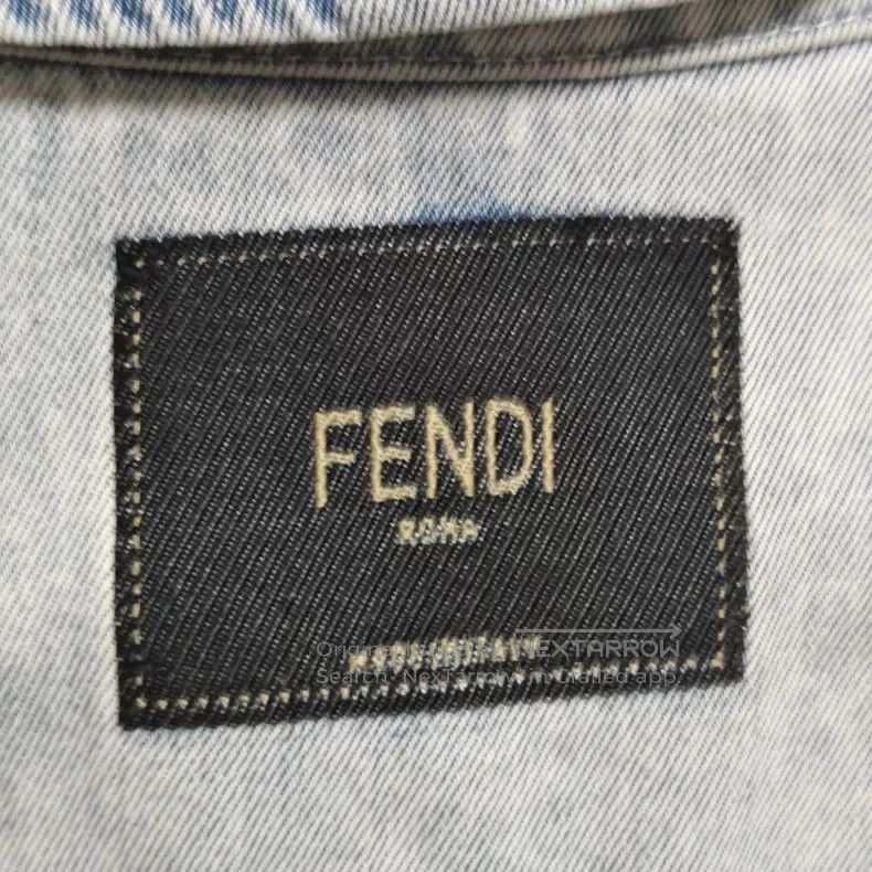 Fendi Fendi 23' washed denim jacket Size US M / EU 48-50 / 2 - 6 Thumbnail