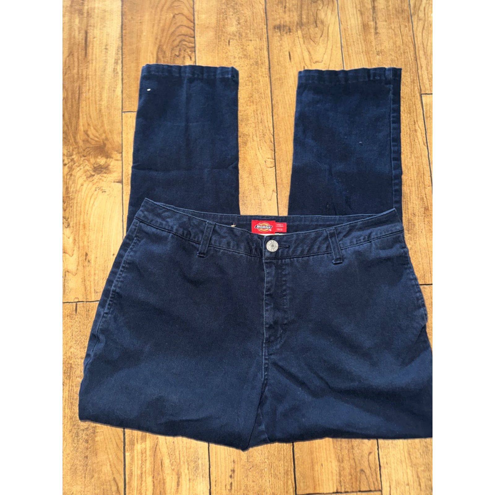 Dickies VINTAGE Women’s Dickies Chino Pants Navy Blue 34x28 34 Dickies Chino Pants Womens 34x28 Blue Size 24" / US 00 / IT 34 - 3 Thumbnail