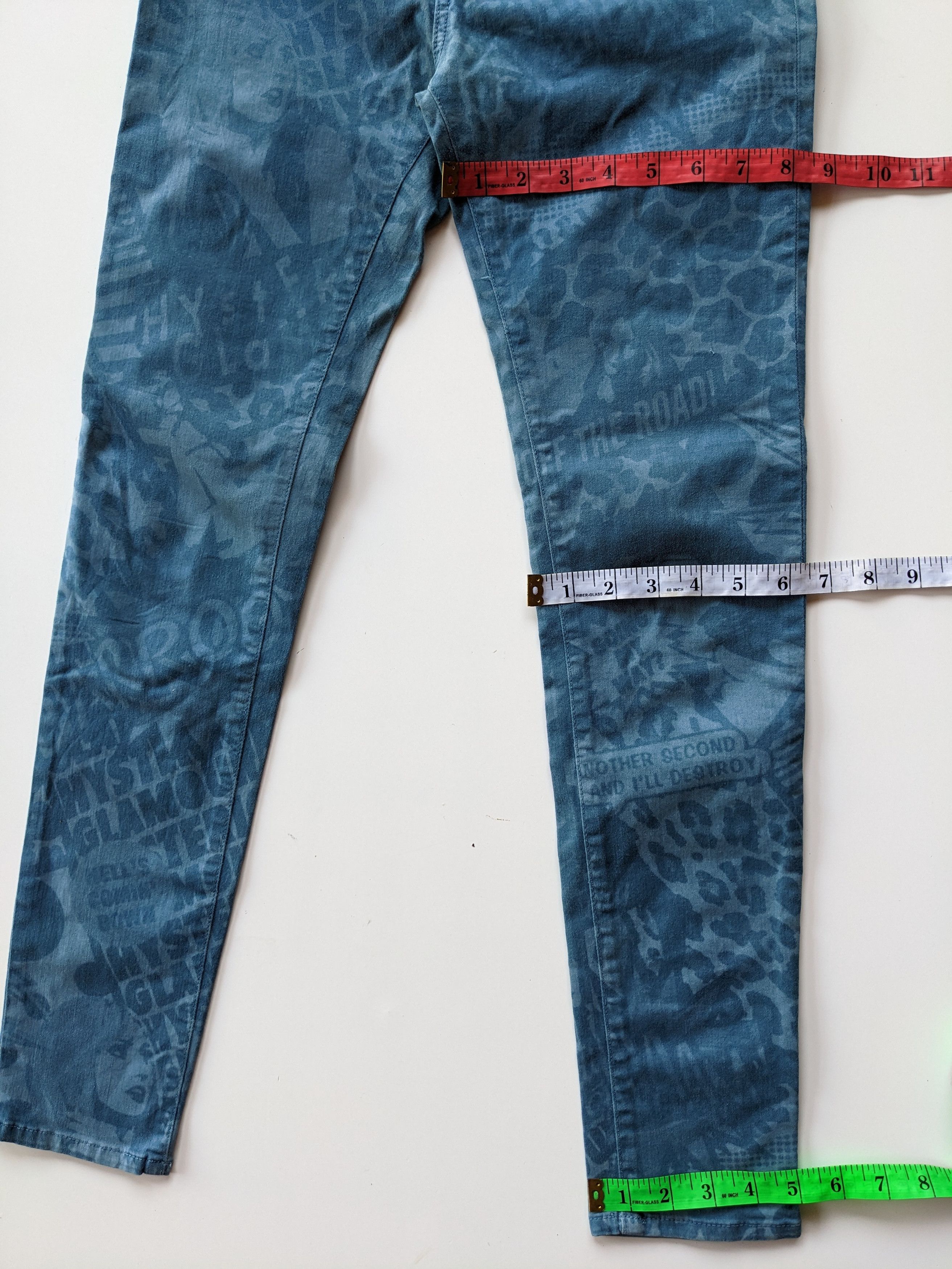 Hysteric Glamour Hysteric Glamour kinky AOP jeans Size 28" / US 6 / IT 42 - 11 Thumbnail