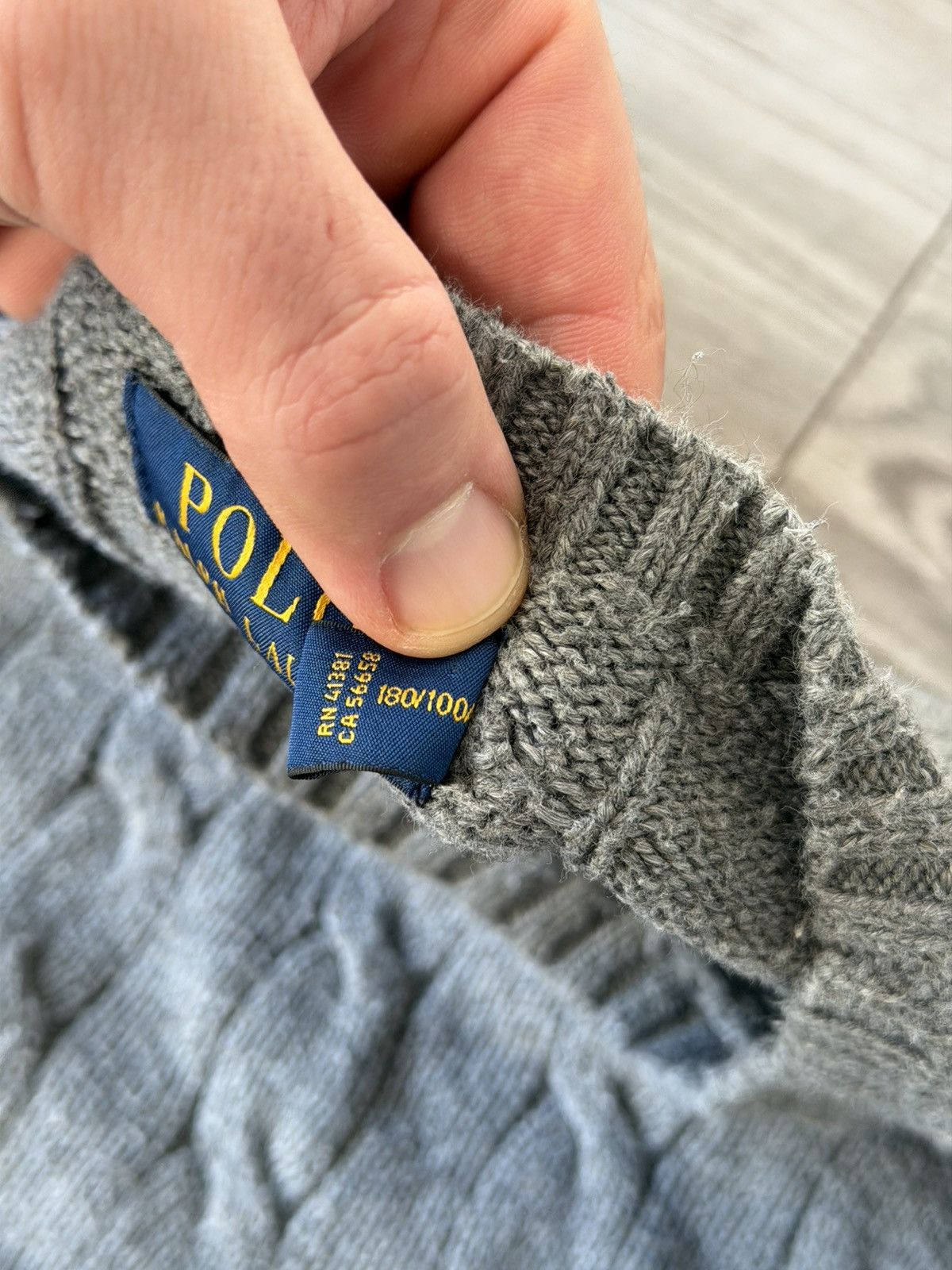 Polo Ralph Lauren Polo Ralph Lauren Grey Luxury Casual Knitted Sweater Size US L / EU 52-54 / 3 - 12 Thumbnail