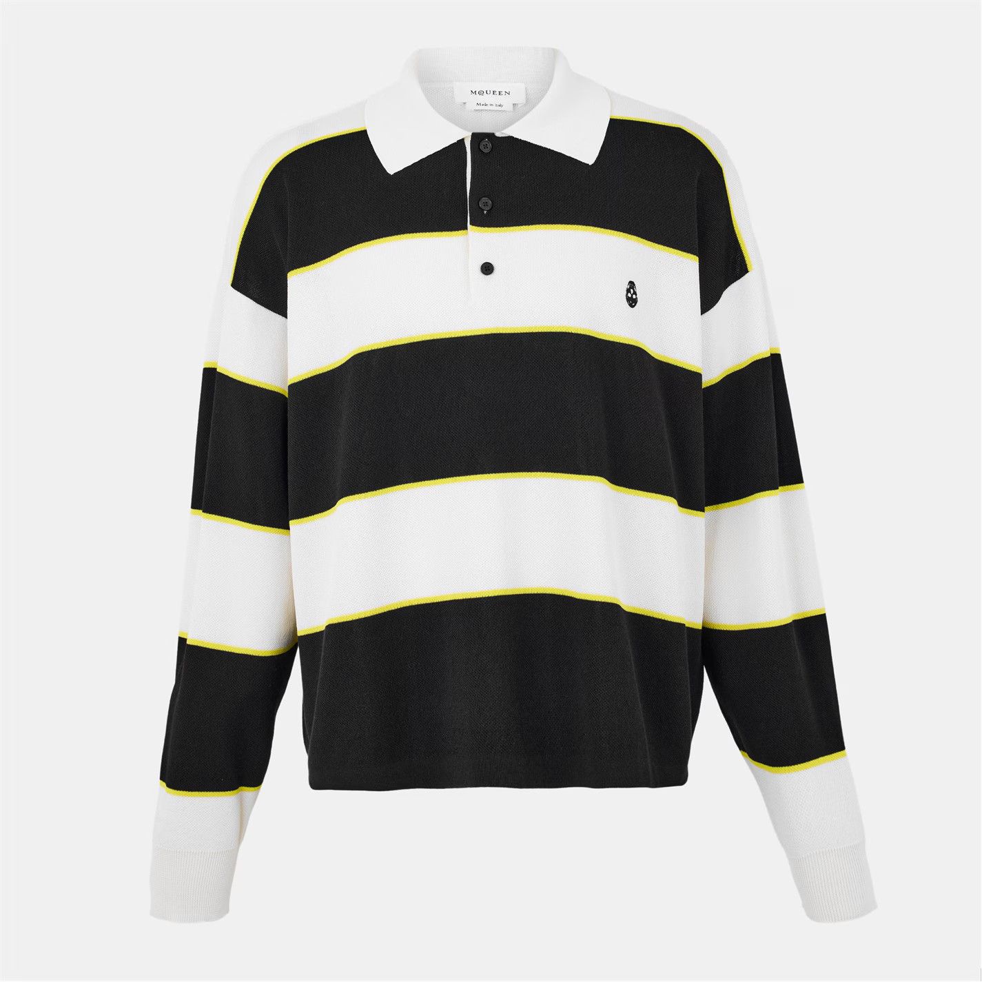 Alexander McQueen o1g2r1mq0326 Rugby Contrasting Collar Polo Shirt Multicolor Size US S / EU 44-46 / 1 - 1 Thumbnail