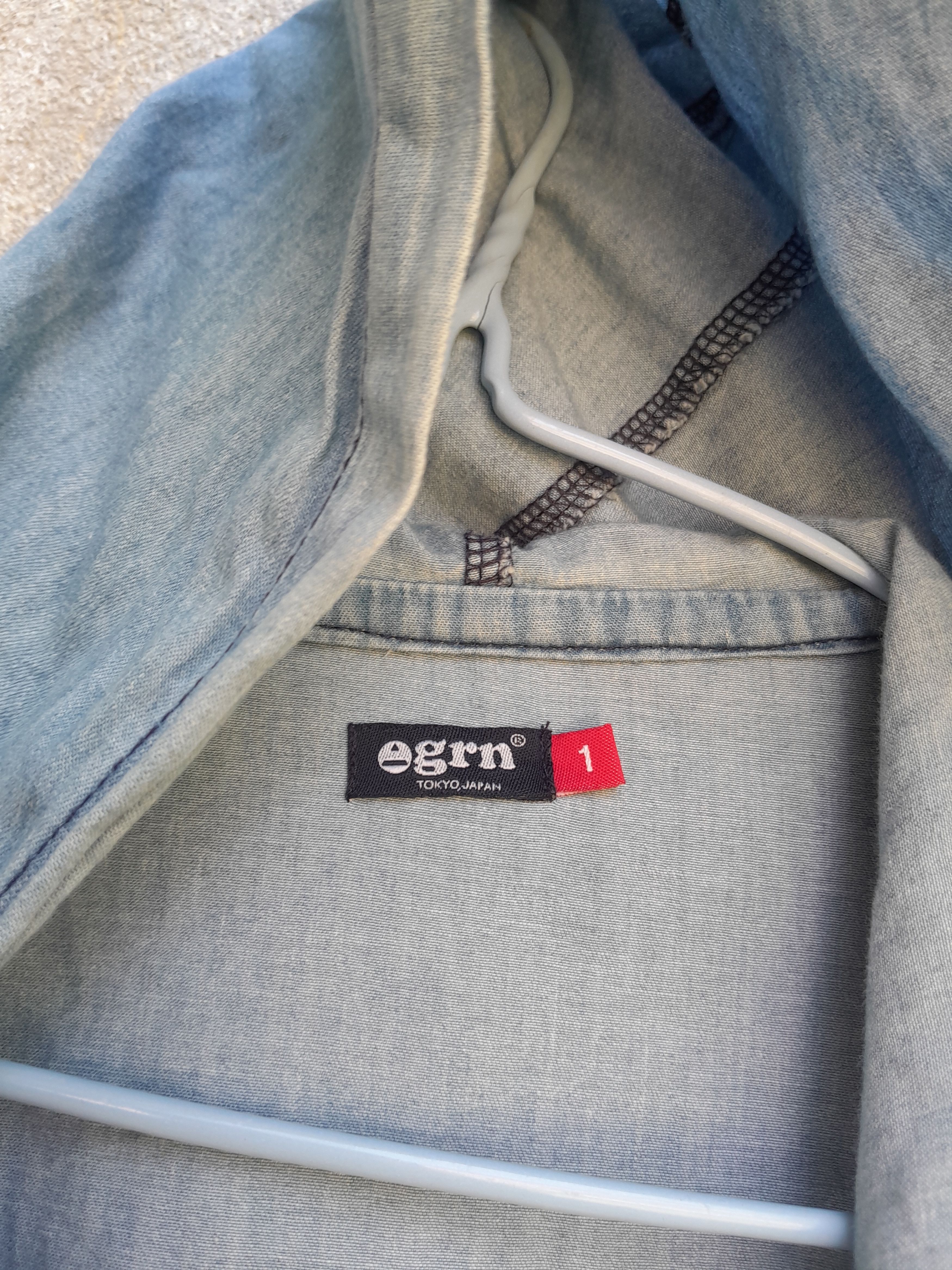 Japanese Brand Egrn Patchwork Denim Style Unisex Size US S / EU 44-46 / 1 - 8 Thumbnail