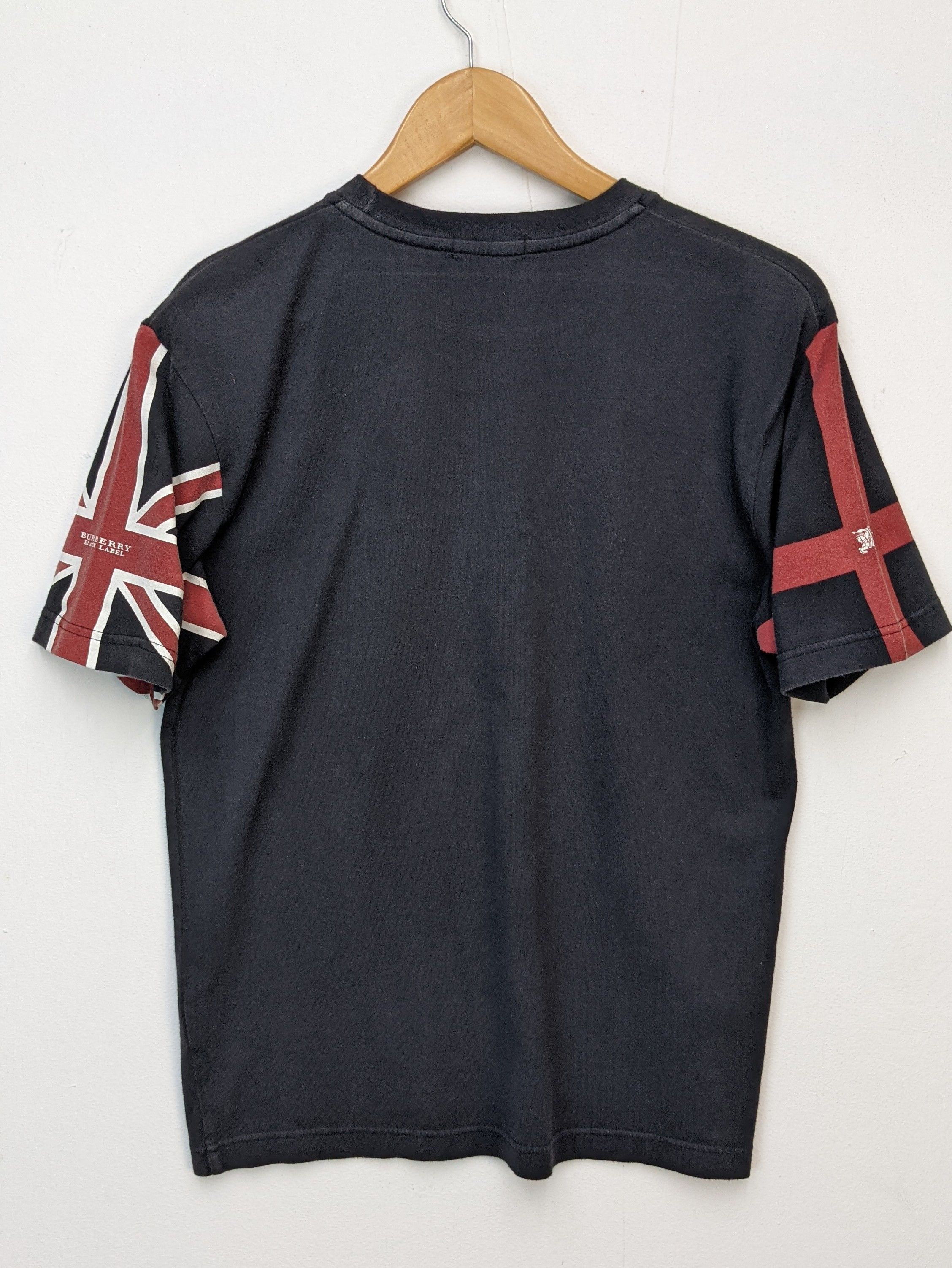 Burberry Black Label London Design Black Tshirt
