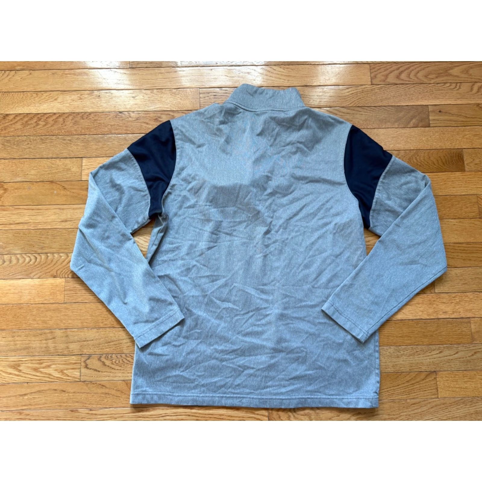 Jordan Brand Jordan Dri-Fit Shirt Pullover Long Sleeve Gray L Mens 1/4 Zip Light Breathable Size US L / EU 52-54 / 3 - 2 Thumbnail