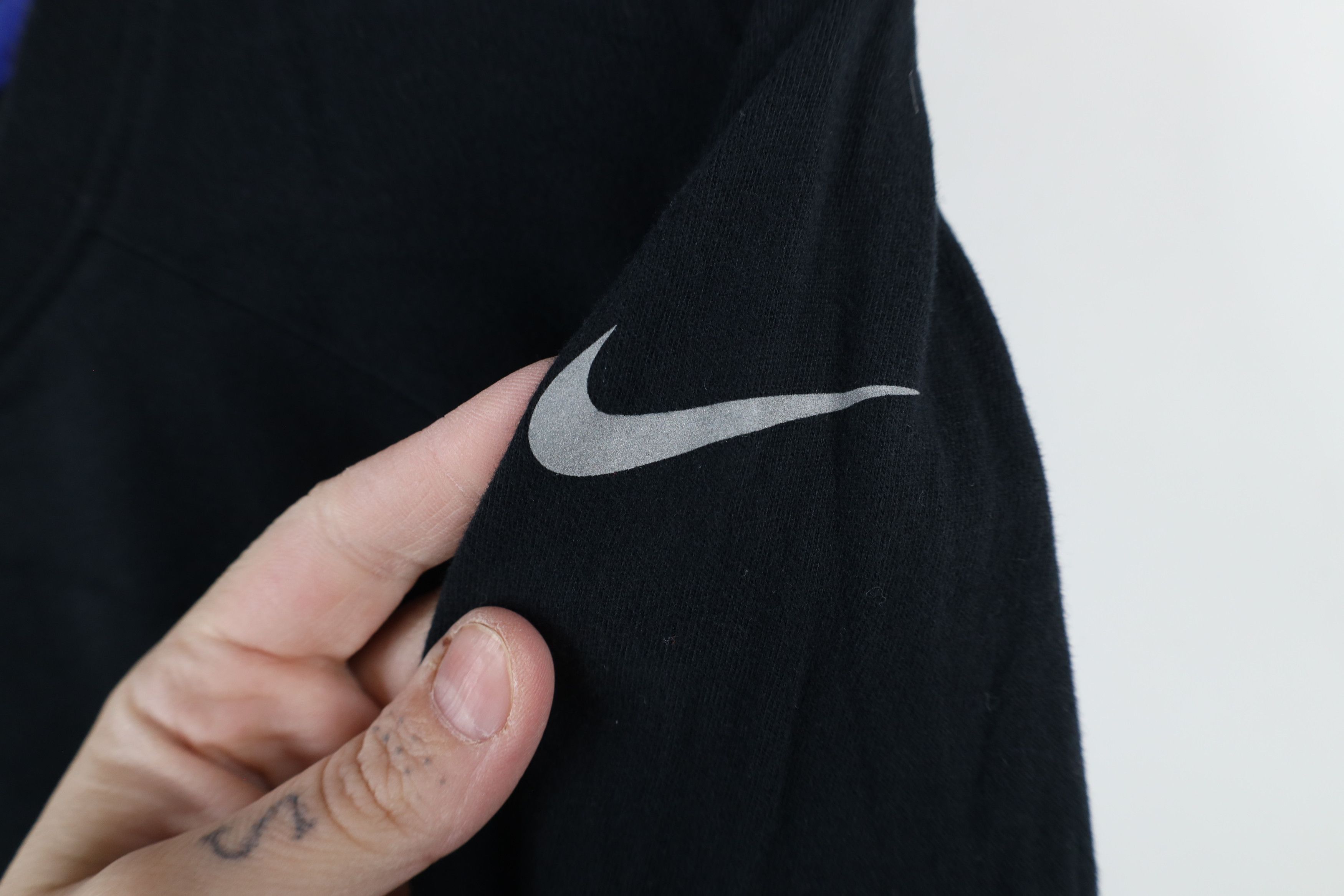 Nike × Vintage Nike Cut Detroit Pistons Basketball 3/4 Sleeve T-Shirt Black Size US L / EU 52-54 / 3 - 4 Thumbnail