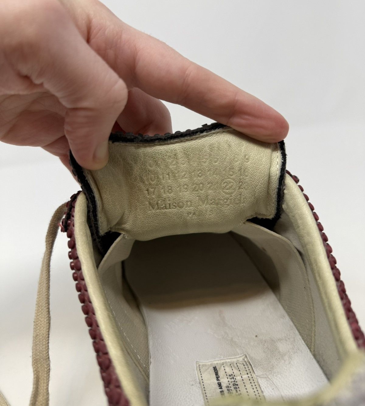 Maison Margiela Maison Margiela Replica GAT Snakeskin Rubber Sneaker Size US 9 / EU 42 - 7 Thumbnail