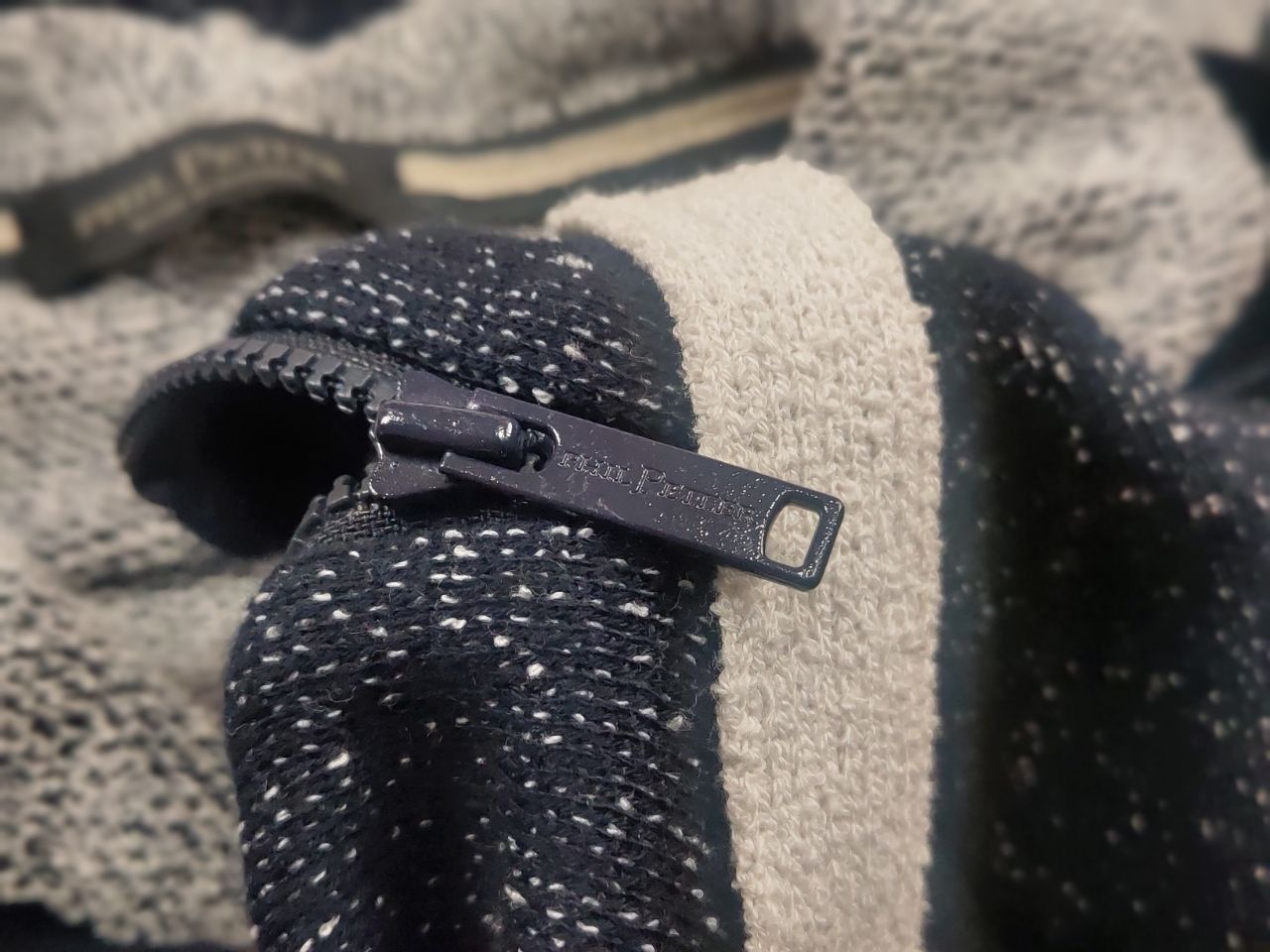 Other Phil Petter Design Premium Navy double zipper Knit Hoodie Size US S / EU 44-46 / 1 - 14 Thumbnail