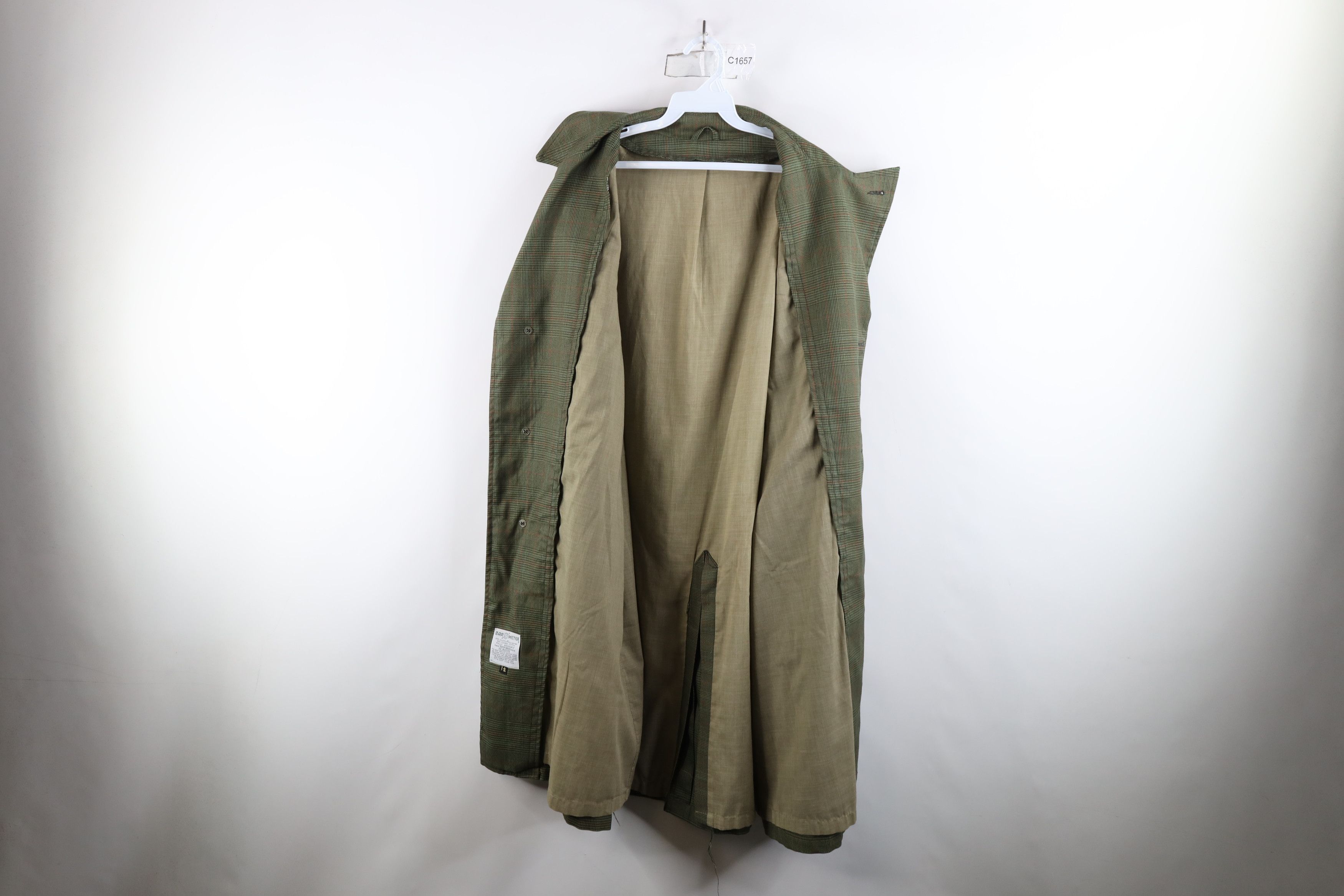 Vintage Vintage 60s 70s Streetwear Button Trench Coat Jacket USA Size US XL / EU 56 / 4 - 8 Thumbnail