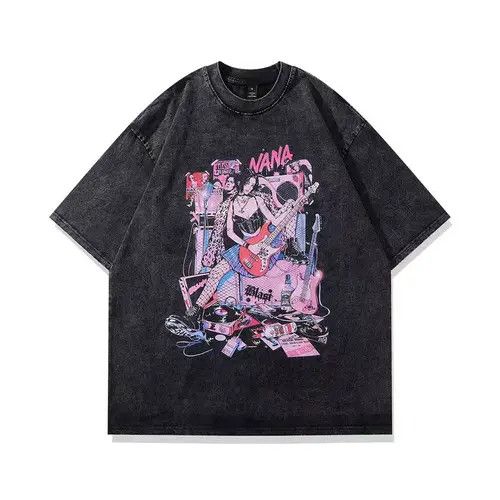 VIBE Street Vintage Hip Hop Printed Washed Short Sleeve T-Shirt Size US L / EU 52-54 / 3 - 1 Thumbnail
