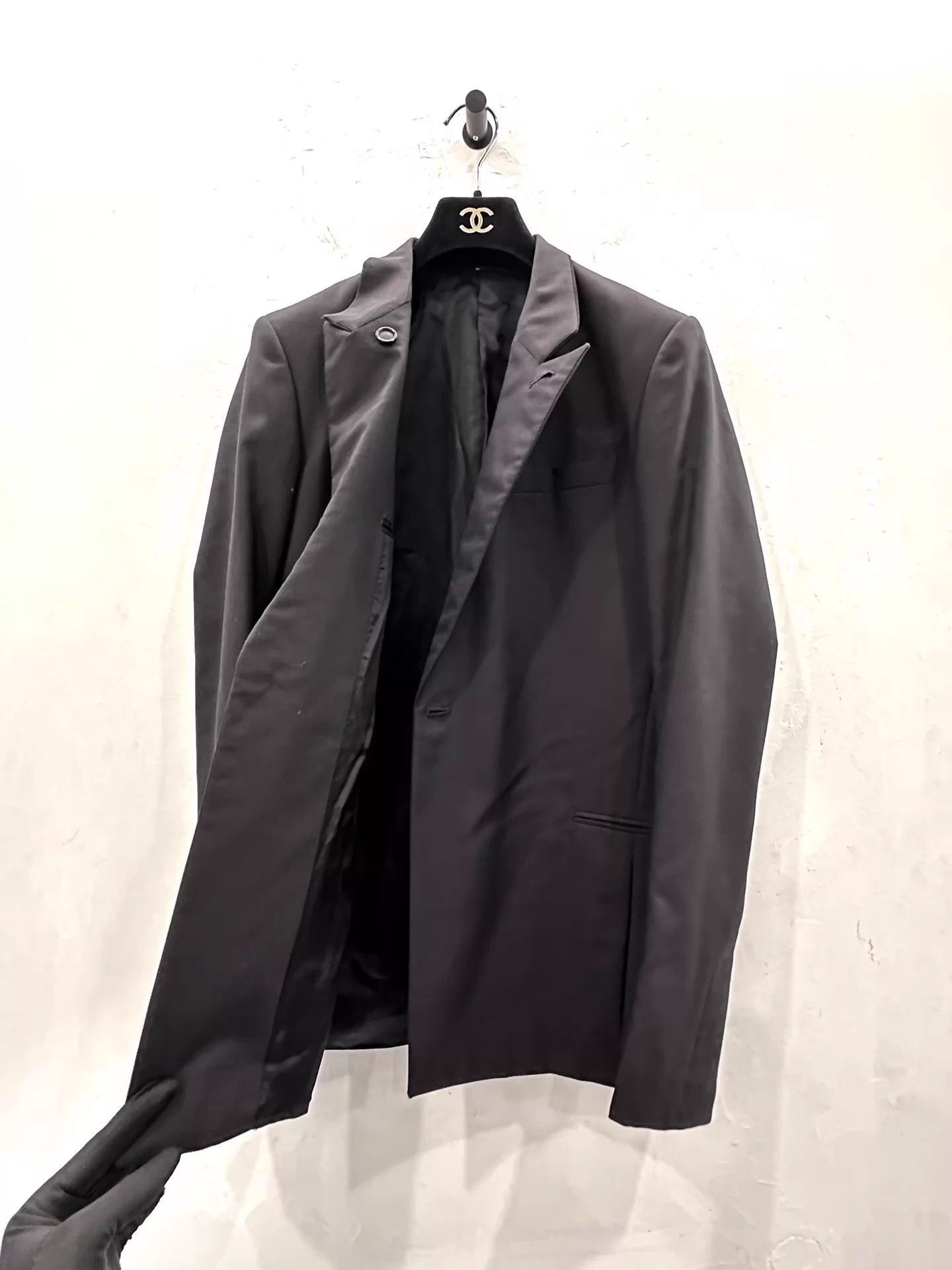 Dior Black Single-Breasted Blazer Size US XXS / EU 40 - 4 Thumbnail