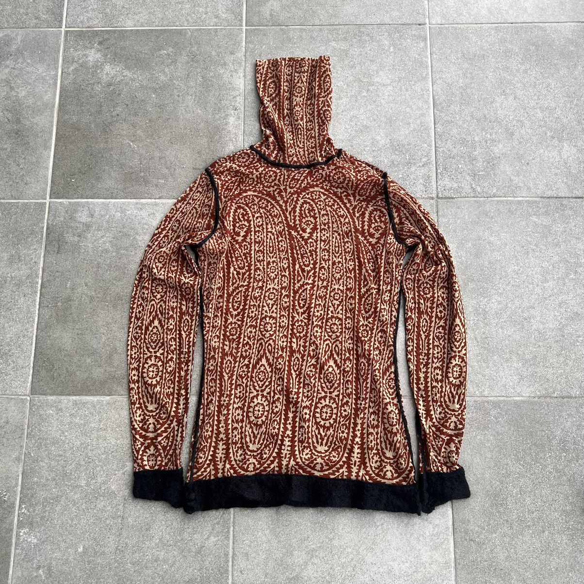Jean Paul Gaultier Jean paul gaultier 1990’s turtleneck mesh top tribal tatoo Size M / US 6-8 / IT 42-44 - 1 Thumbnail