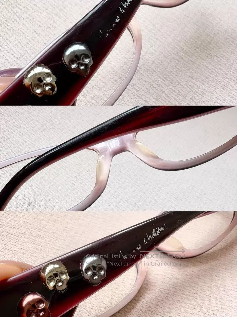 Vivienne Westwood Vivienne Westwood Pink skull bookworm glasses frame Size ONE SIZE - 6 Thumbnail