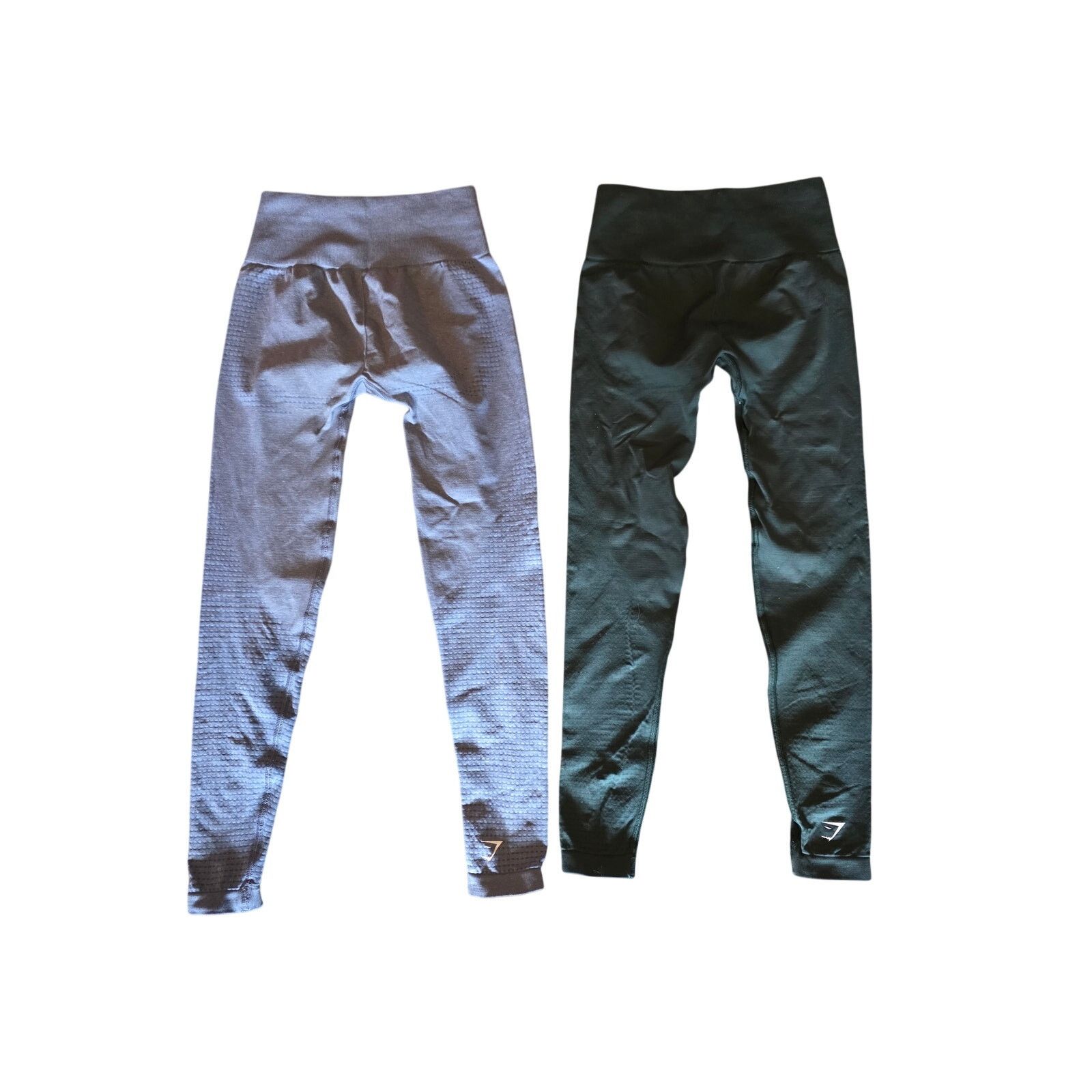 Gymshark Gymshark Vital Leggings 2 Pair Lot Dark Green XS Womens Blue Size 26" / US 2 / IT 38 - 4 Thumbnail