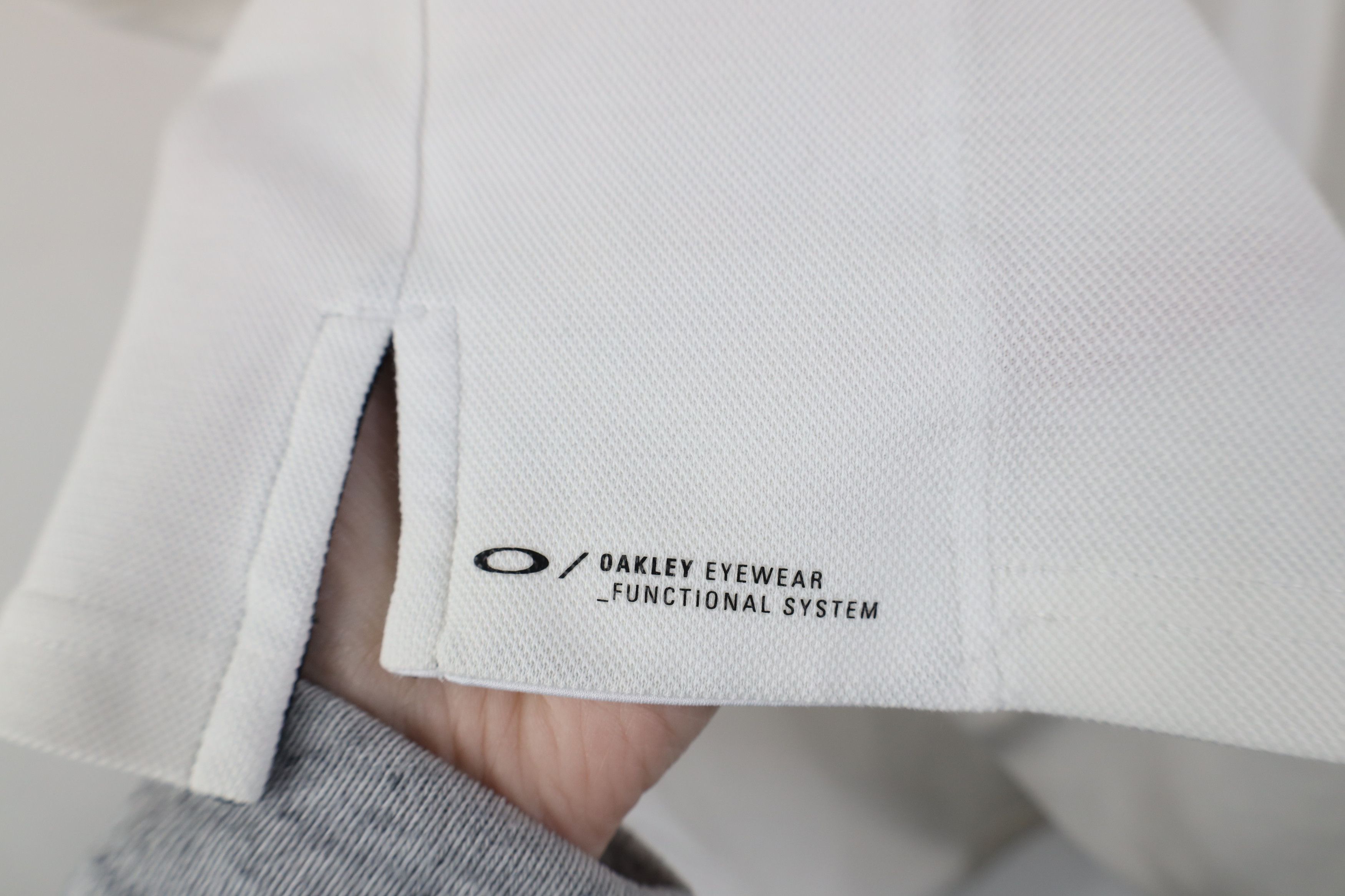 Oakley Vintage Y2K Oakley O Logo Knit Collared Polo Shirt White Size US XXL / EU 58 / 5 - 6 Thumbnail
