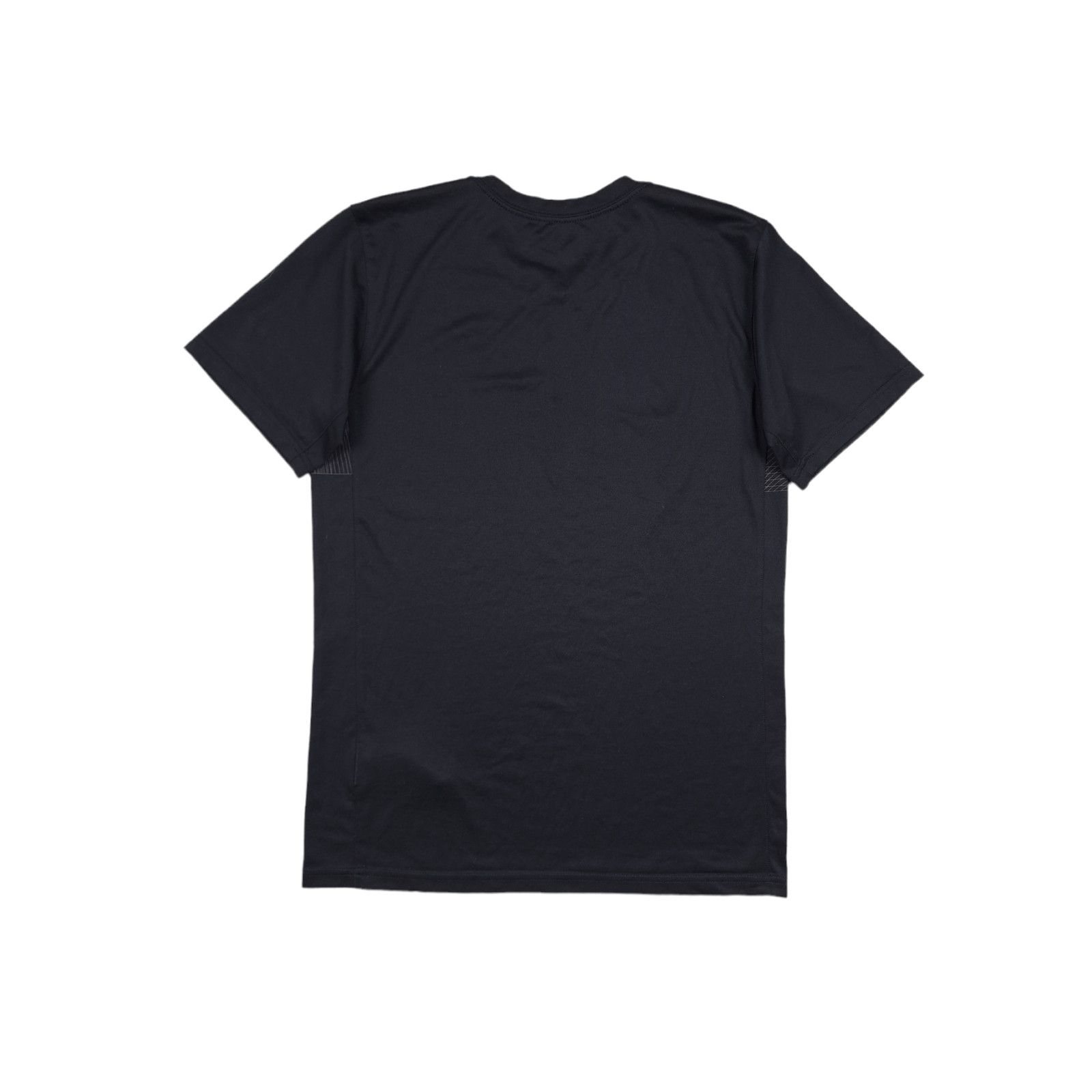 Japanese Brand × Nike × Vintage Vintage Nike Central big Swoosh Logo Black T-shirt Dri-fit Size US L / EU 52-54 / 3 - 2 Thumbnail