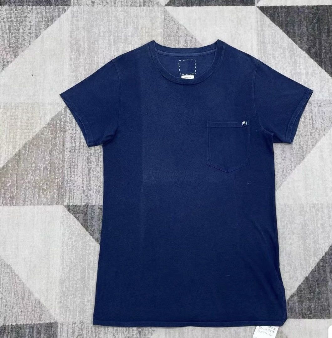 Visvim VISVIM 14SS Natural Indigo Vintage Pocket T-shirt J16 Size US S / EU 44-46 / 1 - 1 Thumbnail