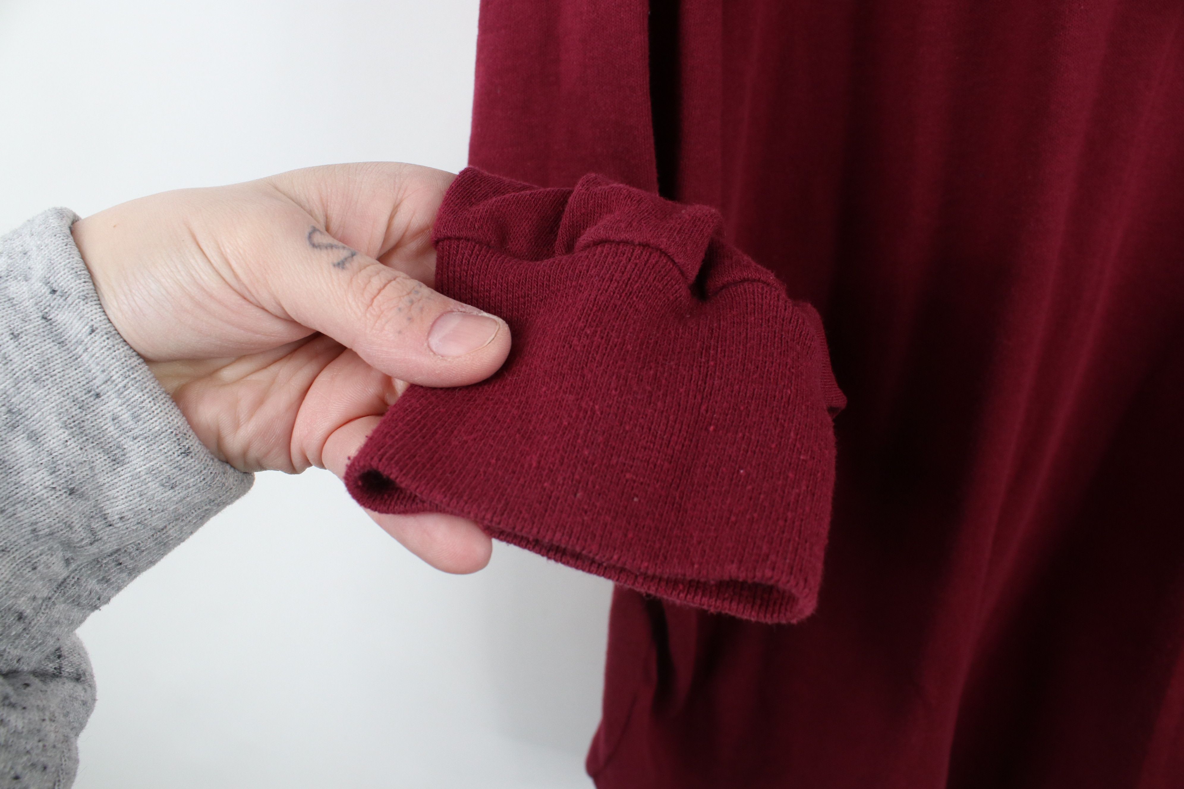 Vintage × Wrangler Vintage 70s 80s Wrangler Blank Turtleneck T-Shirt Red USA Size US XL / EU 56 / 4 - 6 Thumbnail