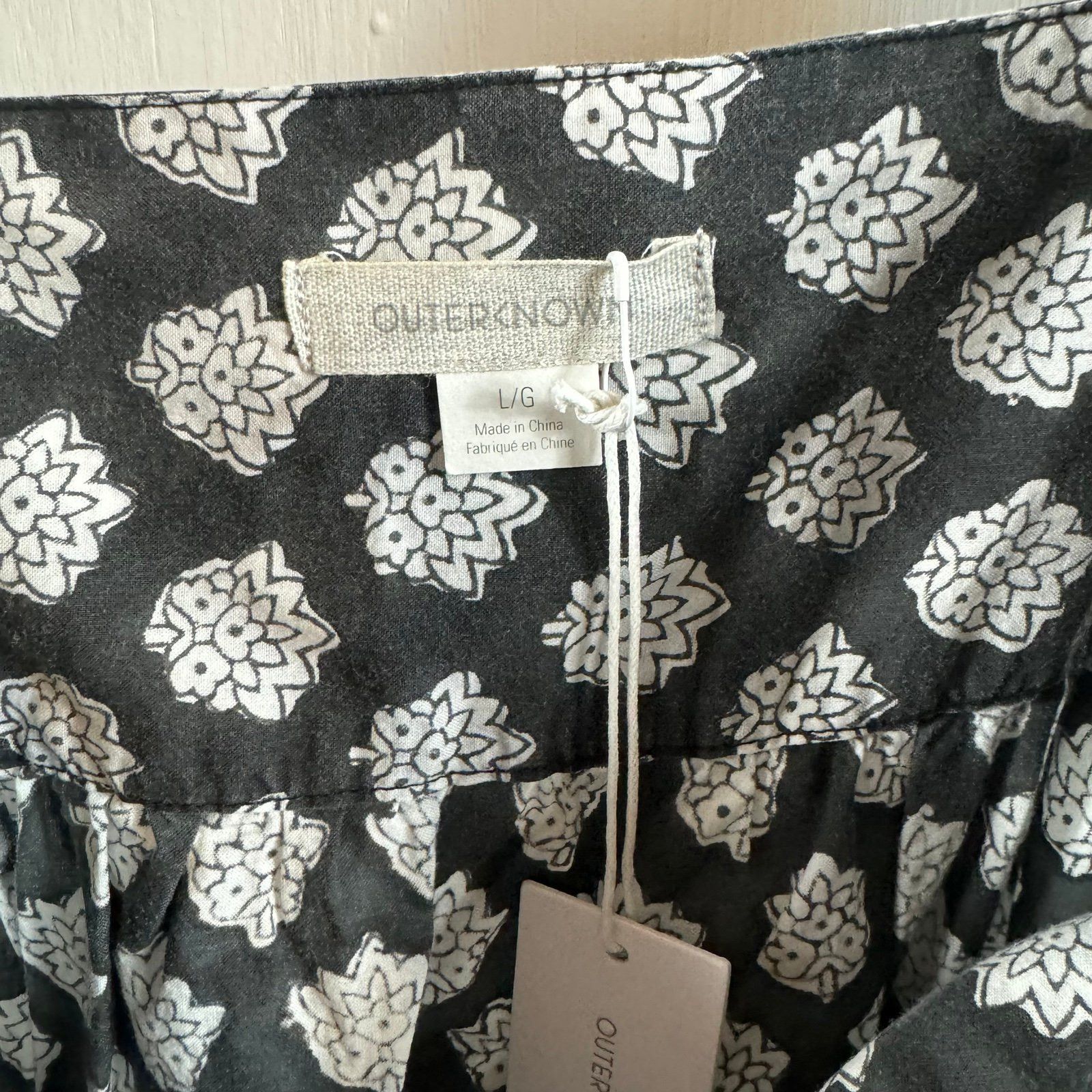 Outerknown OUTERKNOWN Astrid dress pitch black lantana Size L / US 10 / IT 46 - 7 Thumbnail