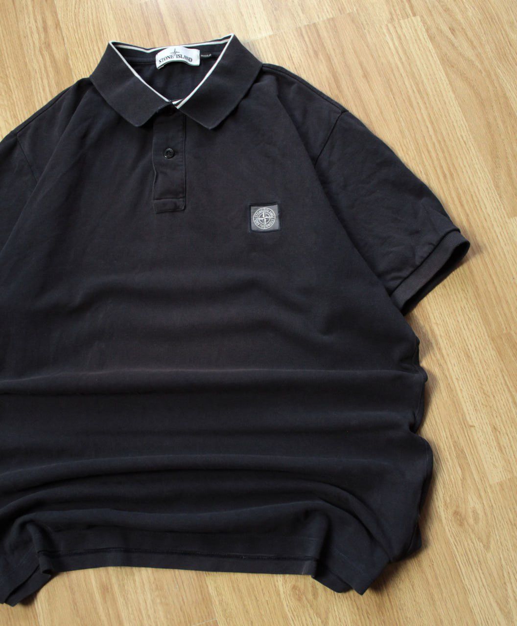 Stone Island 🔥 Stone Island Patch Program Vintage Distressed Polo Shirt Size US XXL / EU 58 / 5 - 2 Thumbnail