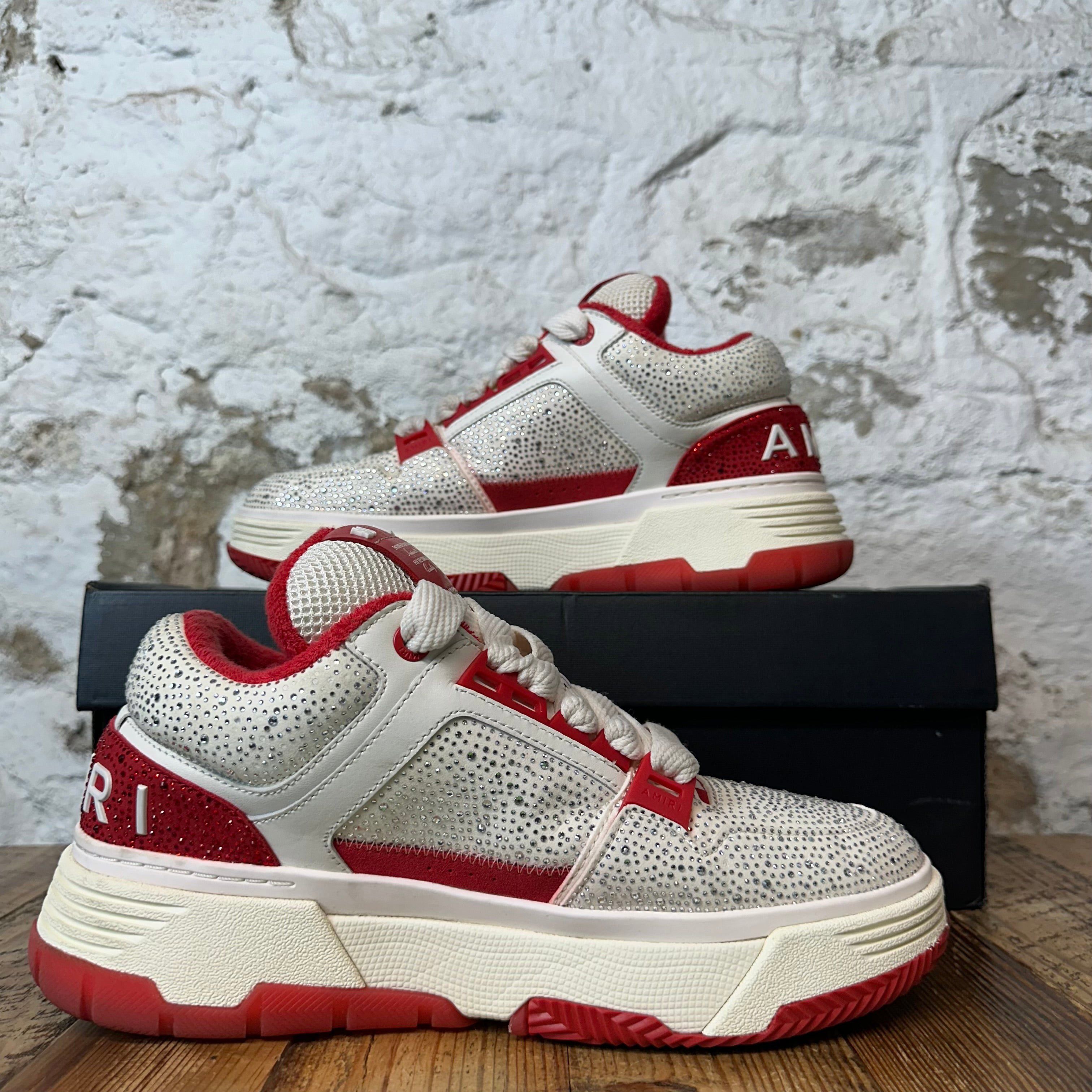 Amiri Amiri MA-1 Crystal Red White Cream Sneaker Sz 10 (43) Size US 10 / EU 43 - 2 Thumbnail
