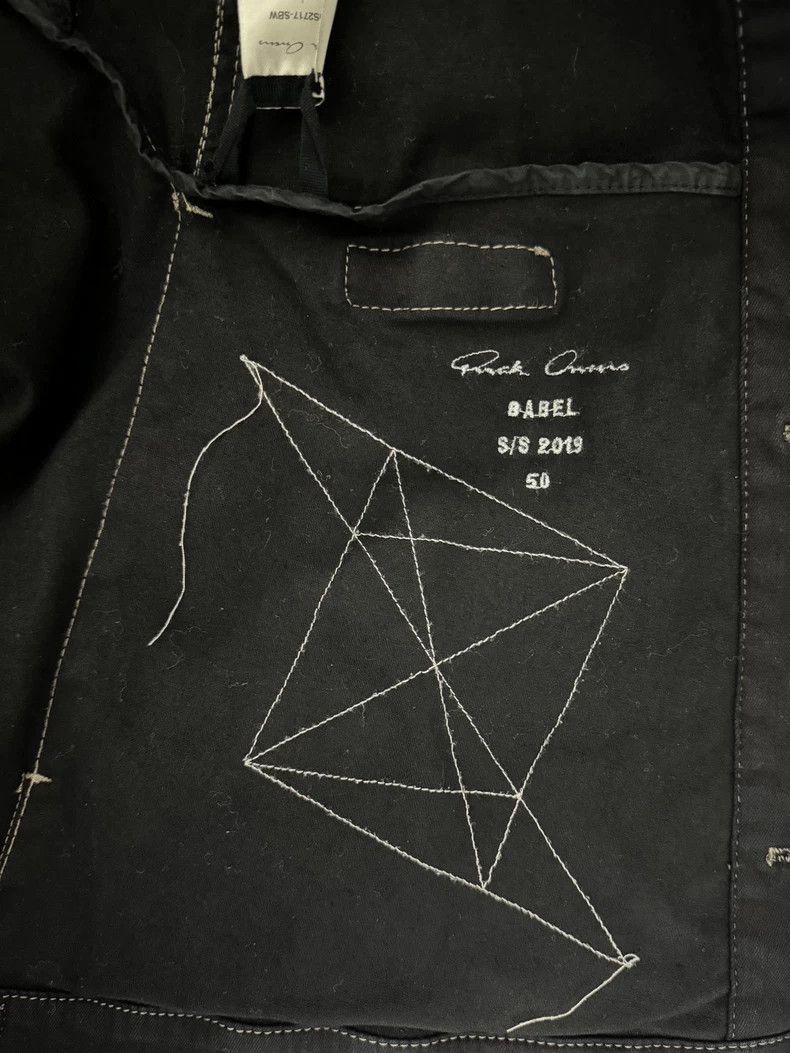 Rick Owens Rick Owens Shoulder pad waxed denim jacket-2505 Size US L / EU 52-54 / 3 - 4 Thumbnail