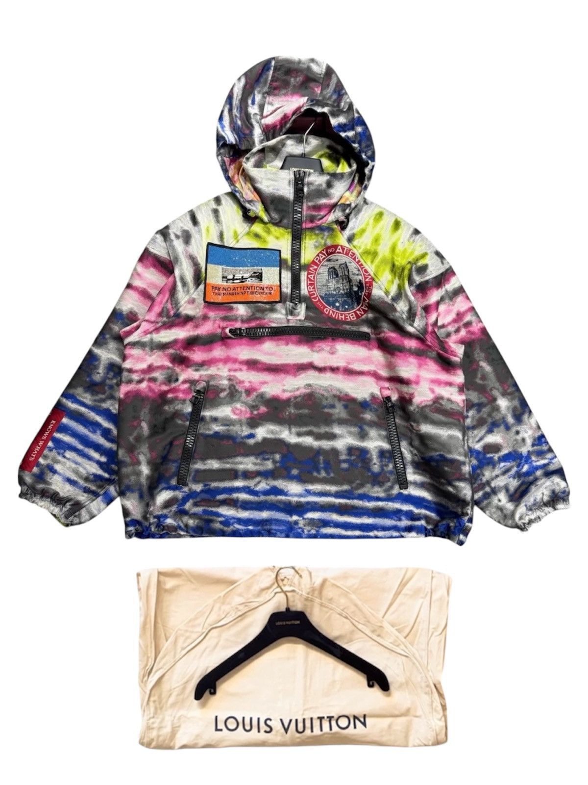 Louis Vuitton Louis Vuitton 54 Virgil Abloh's Patchwork Windbreaker Size US L / EU 52-54 / 3 - 1 Thumbnail
