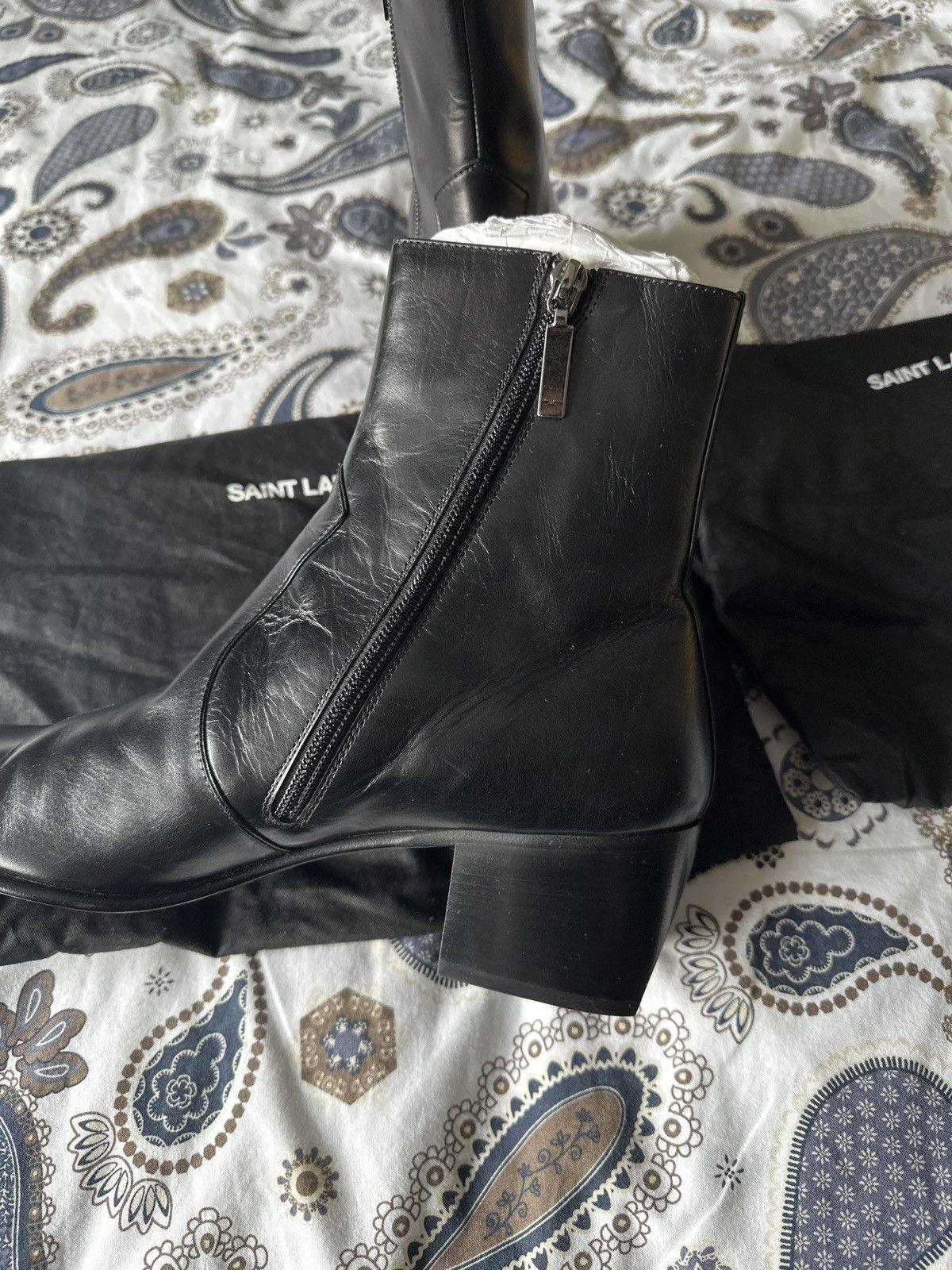 Saint Laurent Paris Saint Laurent Boots Size US 9 / EU 42 - 1 Thumbnail