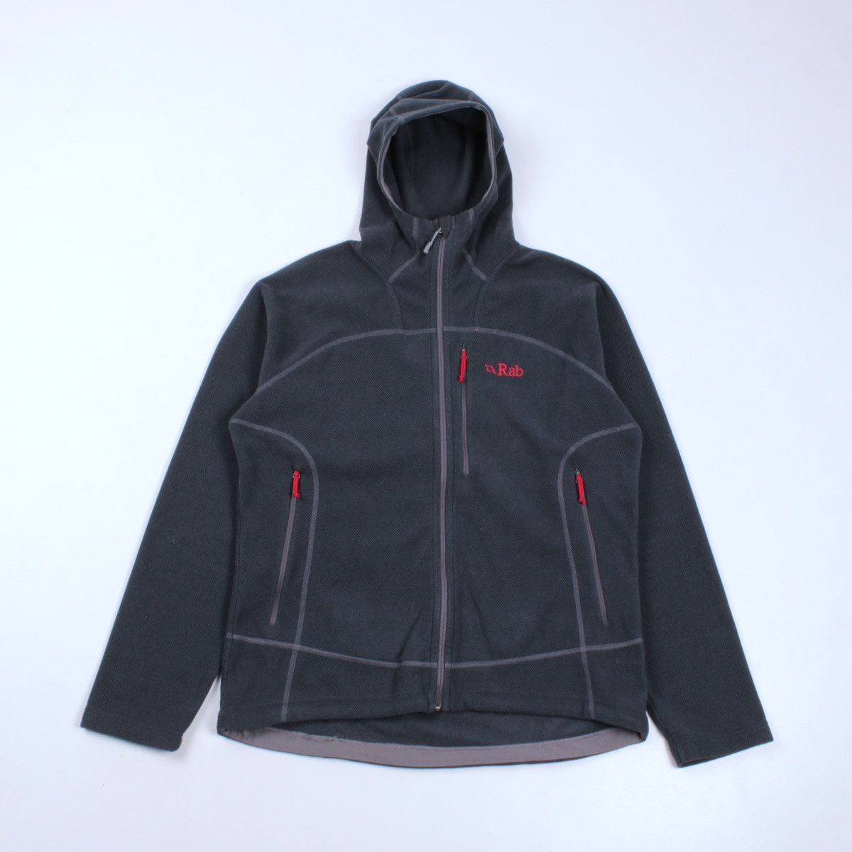 Rab RAB Novak Fleece Pockets Full Zip Dark Gray Hoodie Size US XL / EU 56 / 4 - 6 Thumbnail