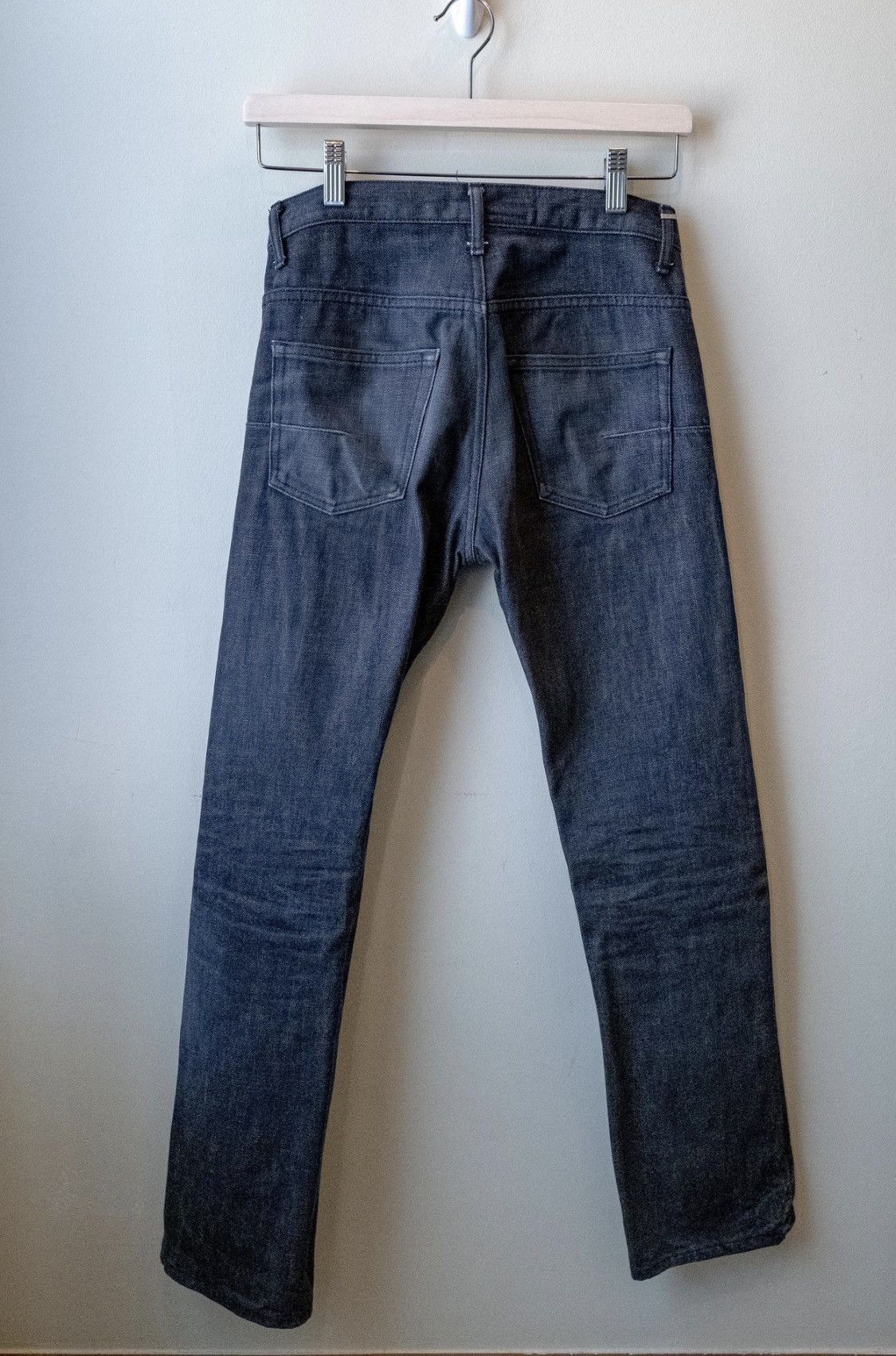 Dior AW05 21cm Hedi Black Denim Size US 27 - 2 Thumbnail