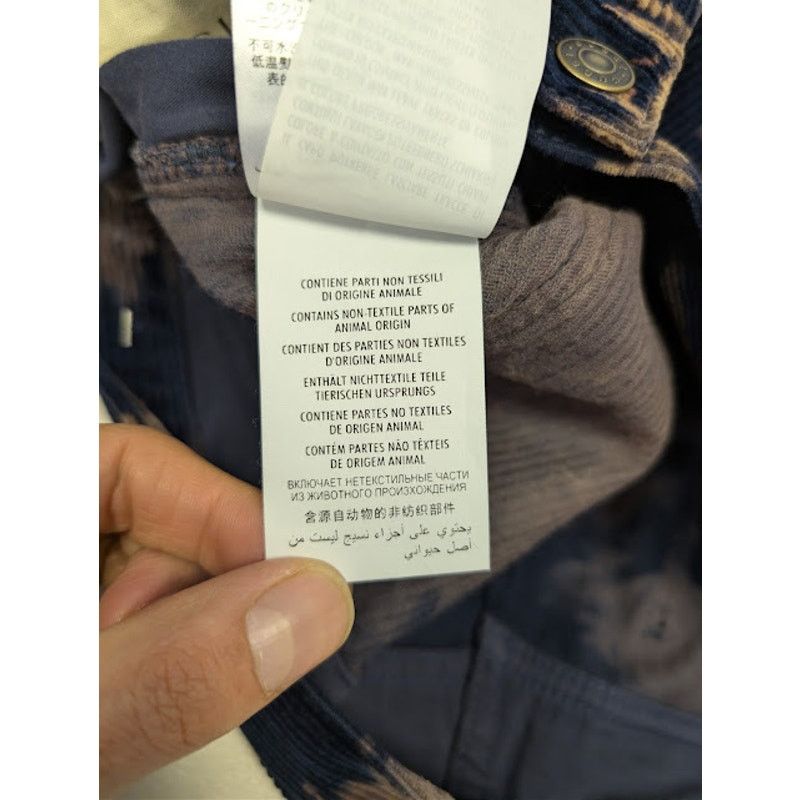 Gucci o1rshd1 Bleached Cotton Corduroy Tapered Denim Pants in Blue Size US 33 - 22 Thumbnail