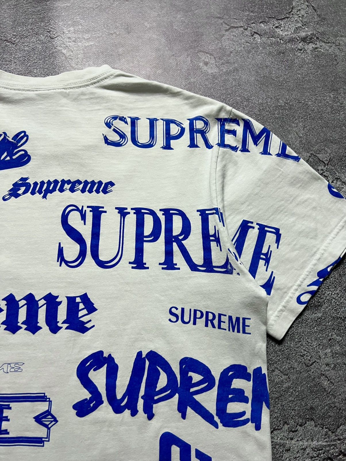 Supreme Vintage Supreme Multi Logo Tee Shirt Monogram Size US S / EU 44-46 / 1 - 13 Thumbnail