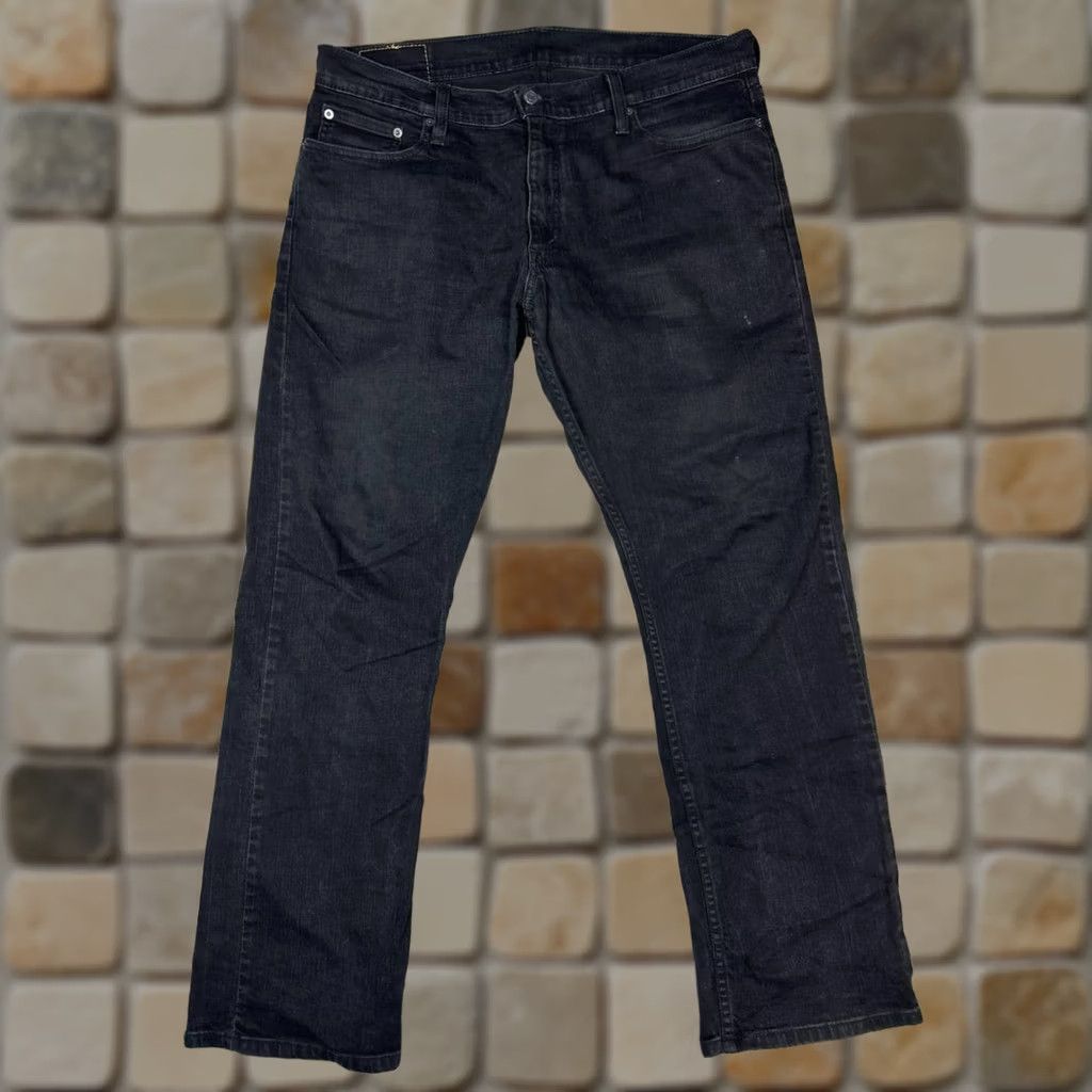 Levi's Levis 514 Jeans Mens 36 Black Denim Straight Fit 36x32 Jeans Mens Black Denim Straight 514 Size US 36 / EU 52 - 1 Thumbnail