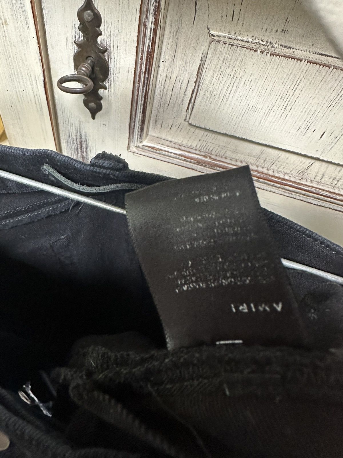 Amiri Mike Amiri Trasher jeans black and white size 30 men’s Size US 30 / EU 46 - 5 Thumbnail