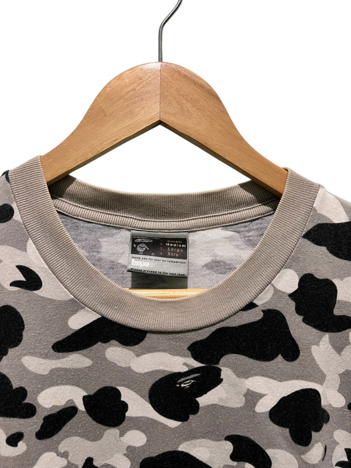 Bape BAPE 1st Camo Gray White T-shirt Size US M / EU 48-50 / 2 - 6 Thumbnail