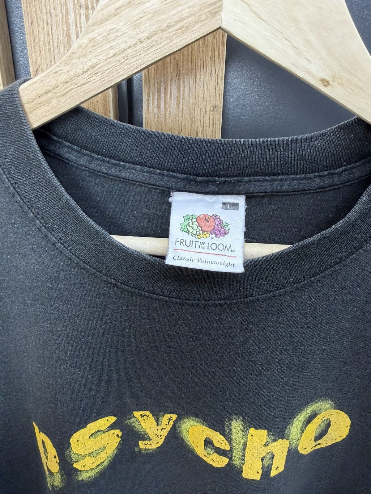Vintage Vintage Psycho Logo T Shirt Size L Size US L / EU 52-54 / 3 - 2 Thumbnail