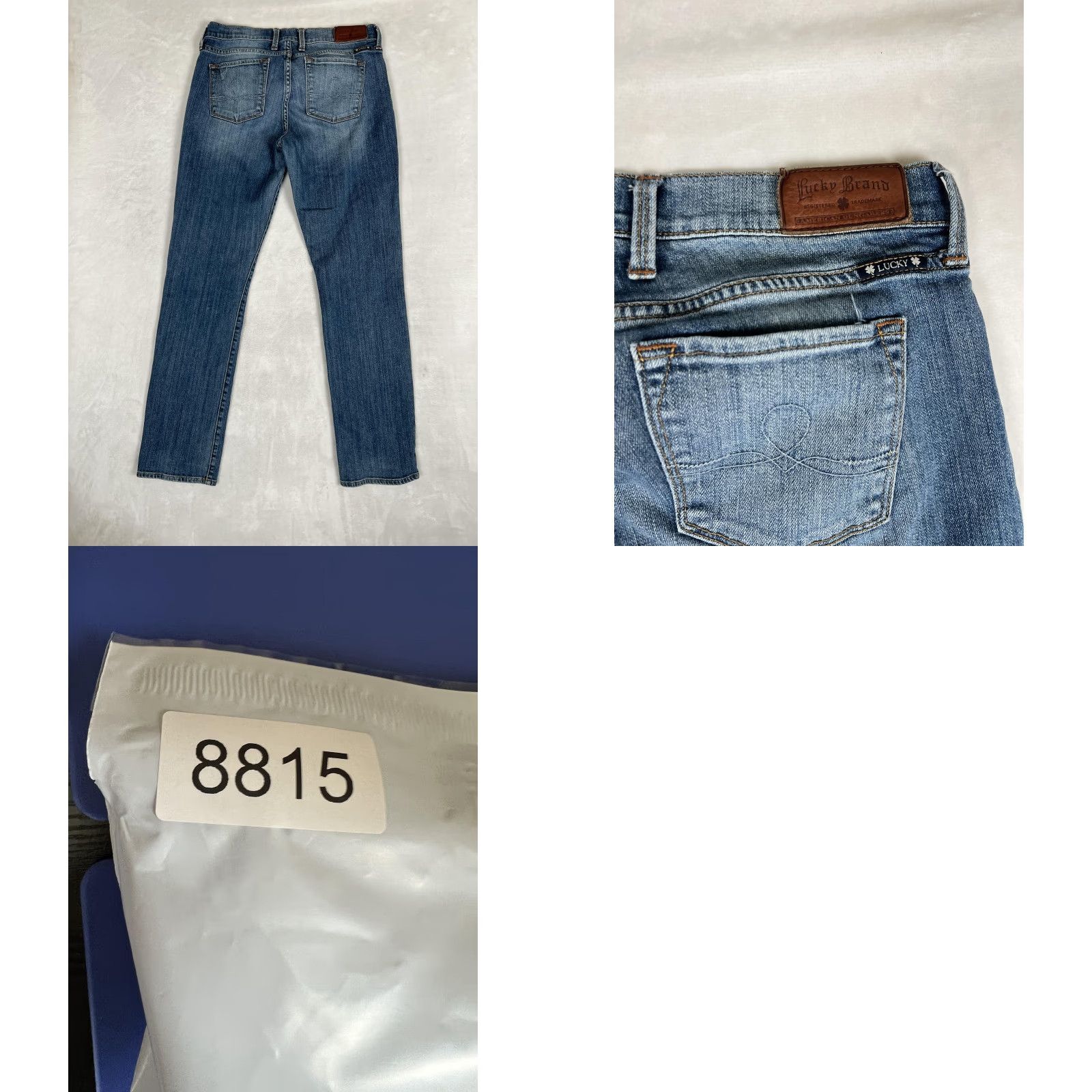 Lucky Brand Lucky Brand Jeans Womens 8 29 Blue Sofia Straight Denim Medium Wash Mid Rise Size 30" / US 8 / IT 44 - 8 Thumbnail